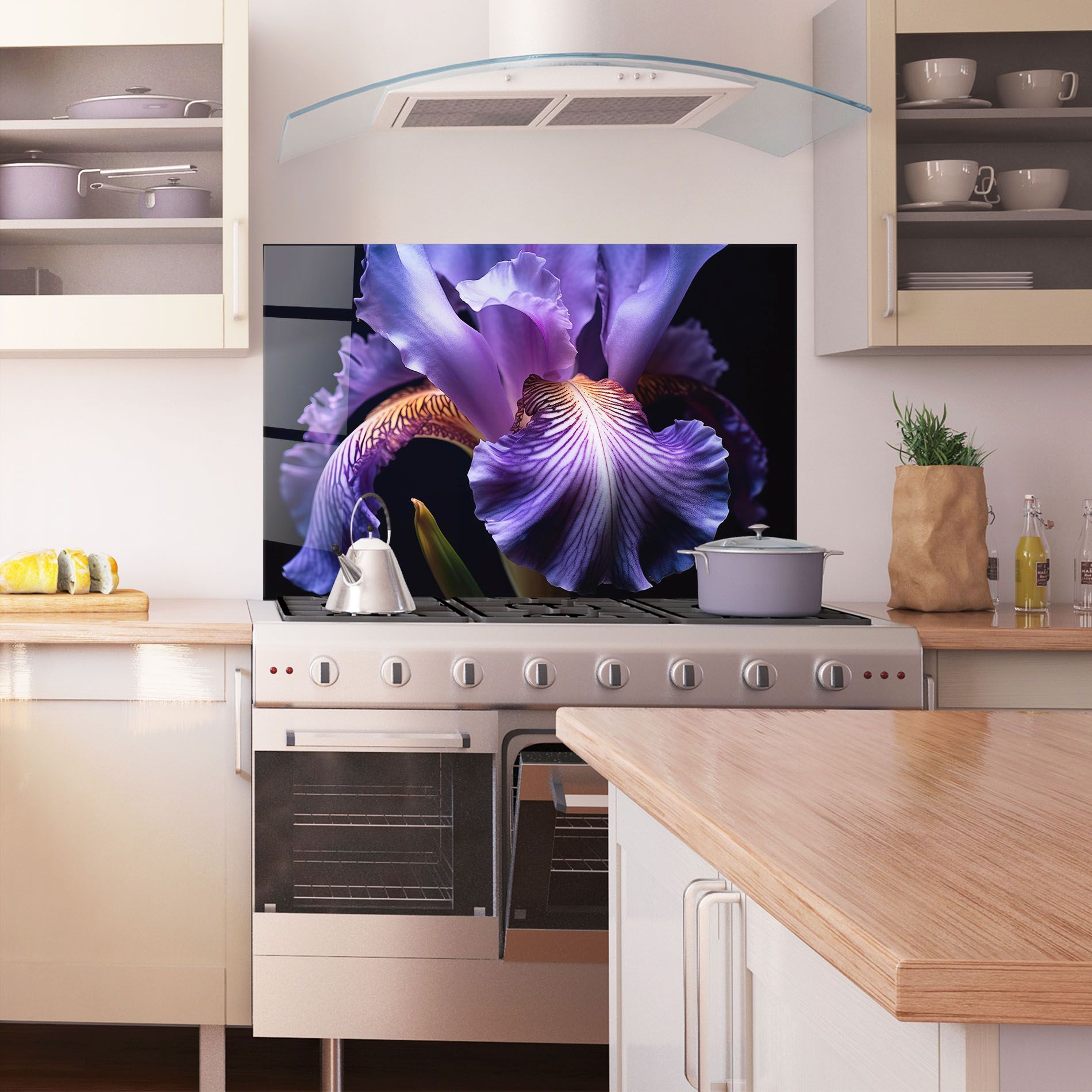 Iris Beautiful Close Up mockup 1