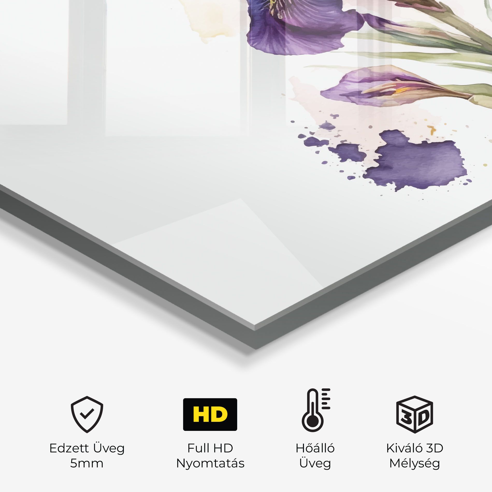 Beautiful Purple Iris mockup 2