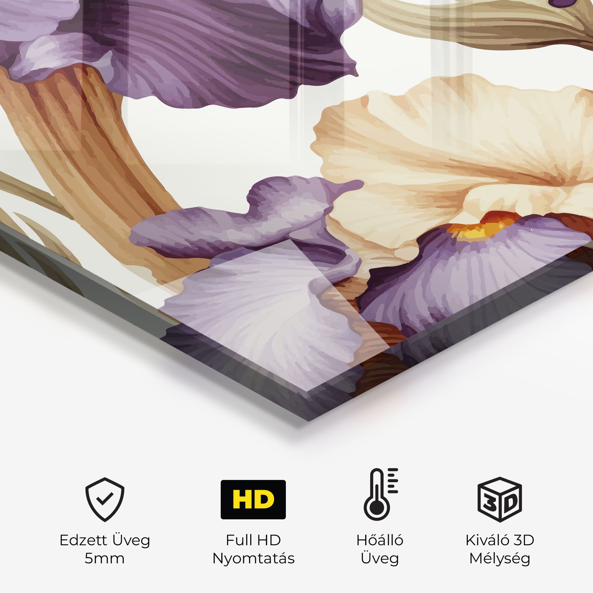 Cream Purple Iris mockup 2