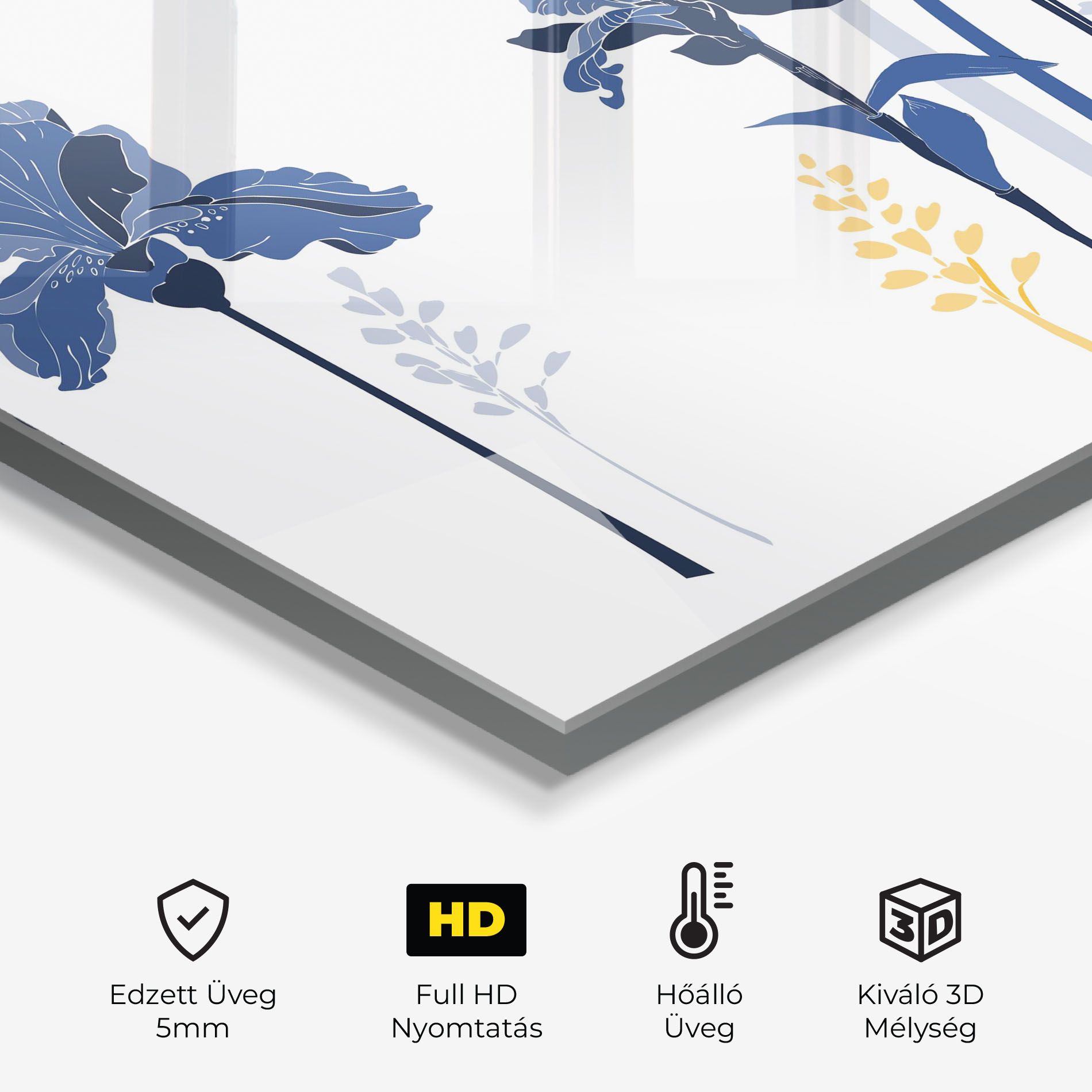 Iris Blue Art mockup 2