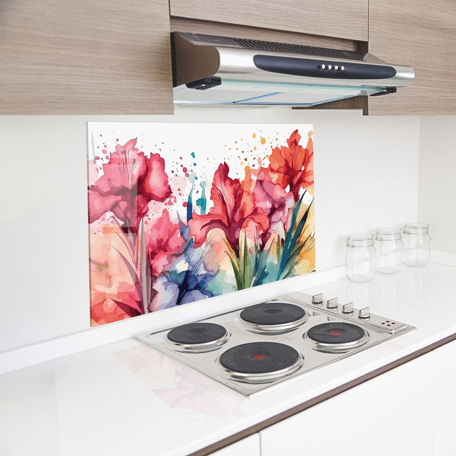 Pink Blue Iris mockup 8