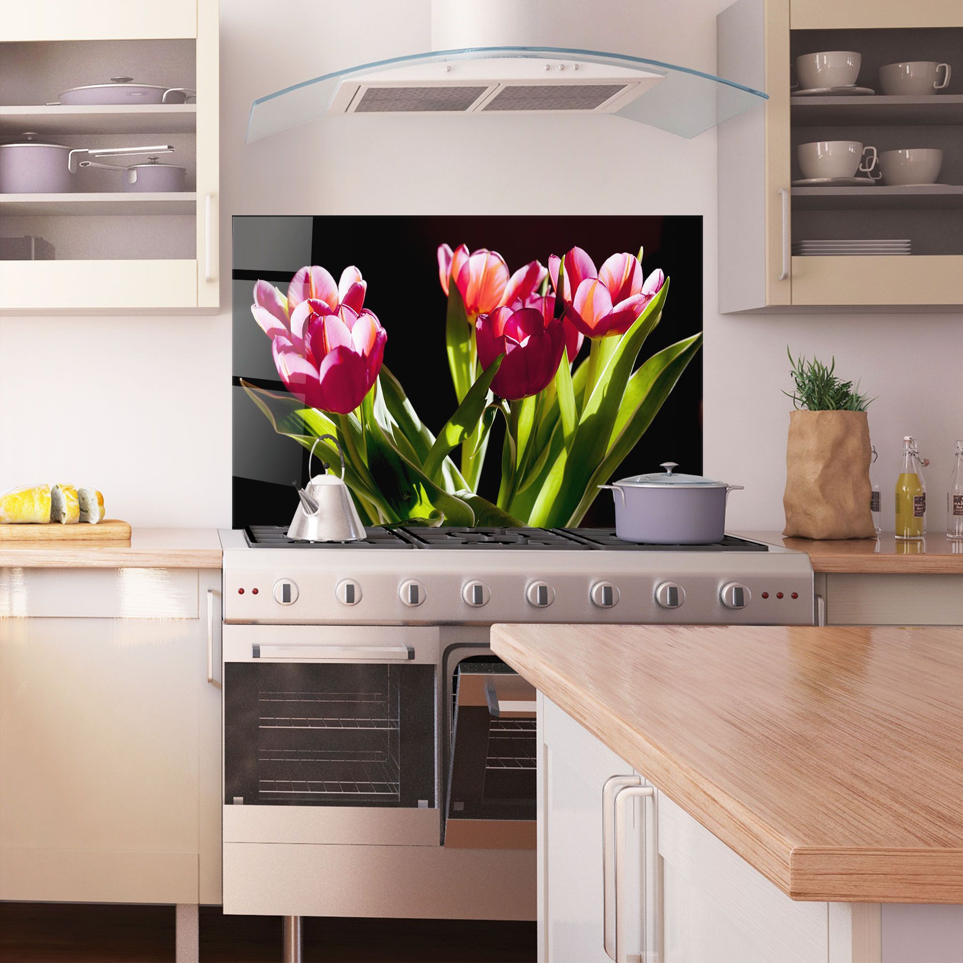 Dark Pink Tulips mockup 1