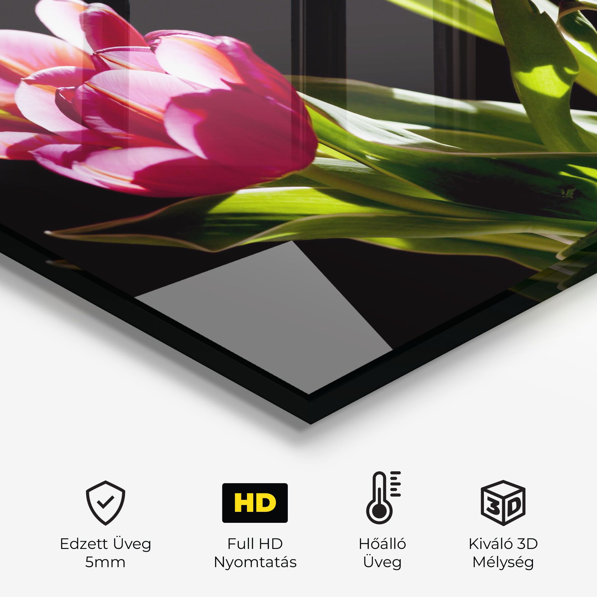 Dark Pink Tulips mockup 2