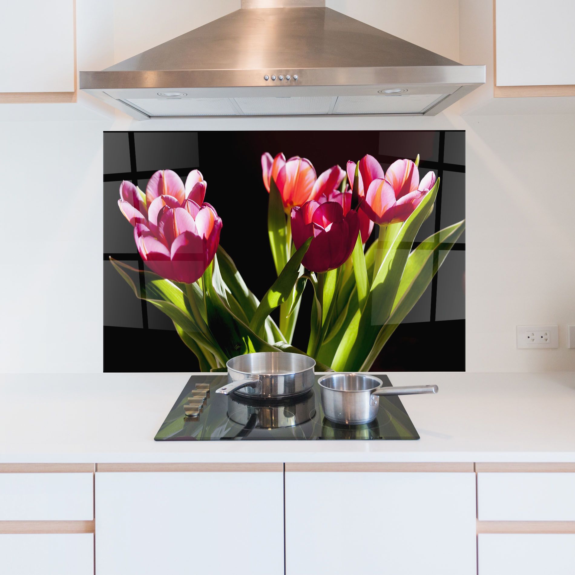 Dark Pink Tulips mockup 5