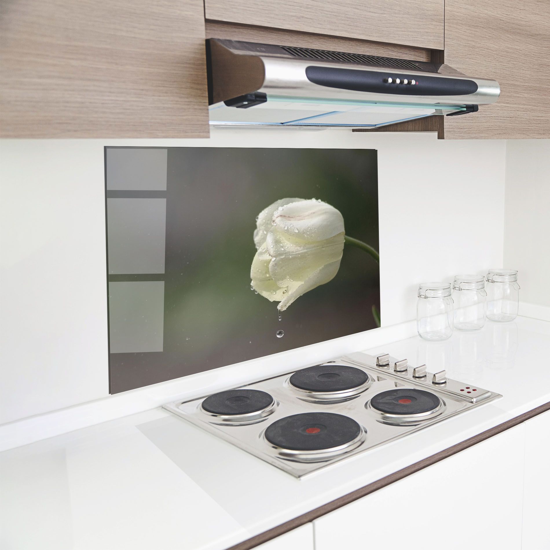 White Single Tulip mockup 8