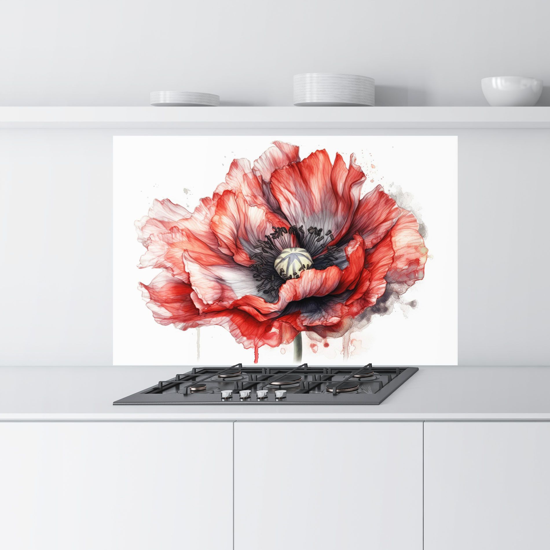 Painted Red Poppy mockup 9