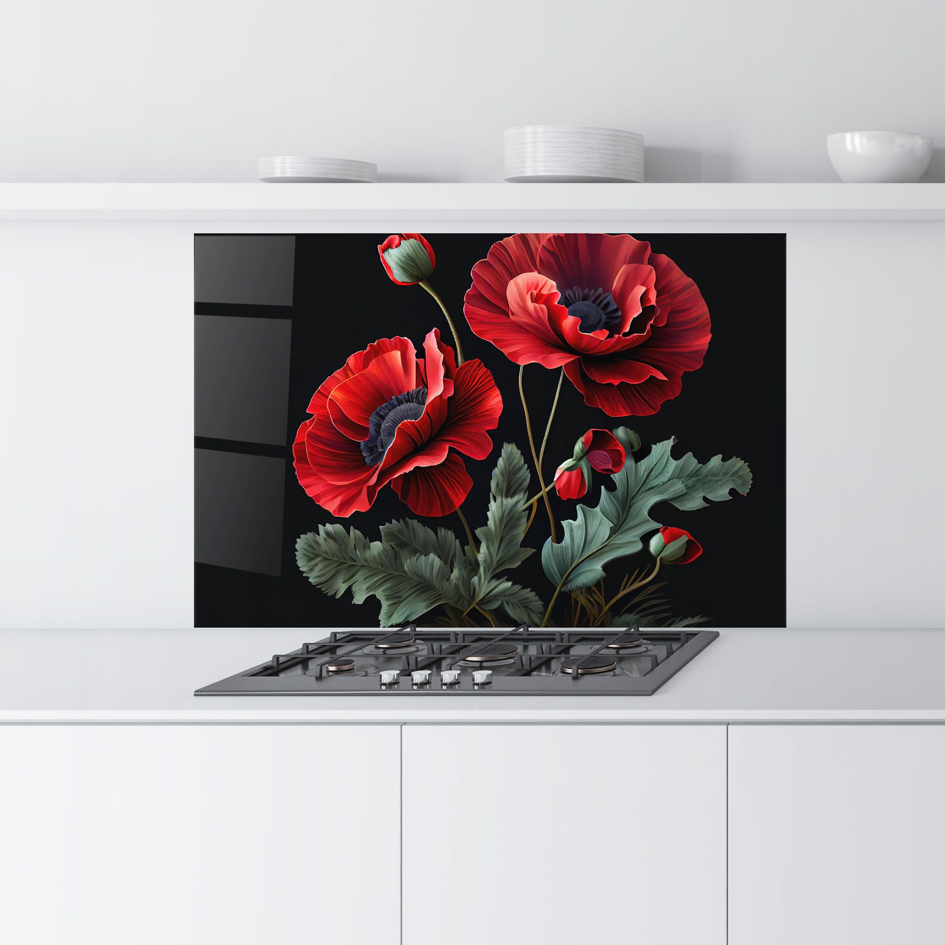 Poppy On Black mockup 9