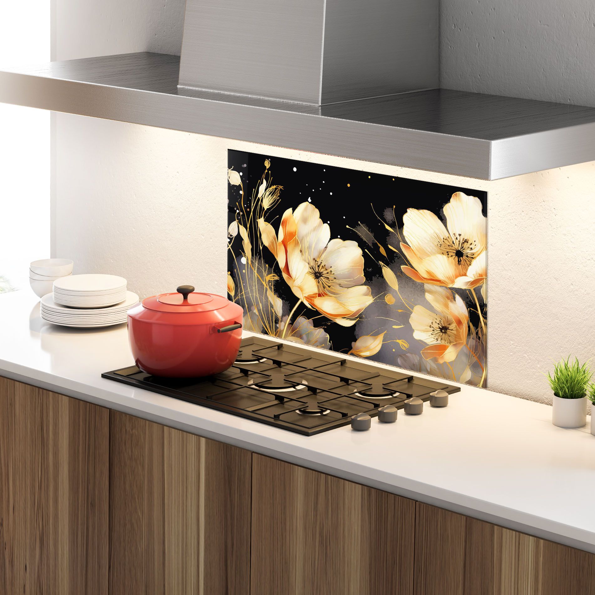 Gold Poppy Black mockup 4