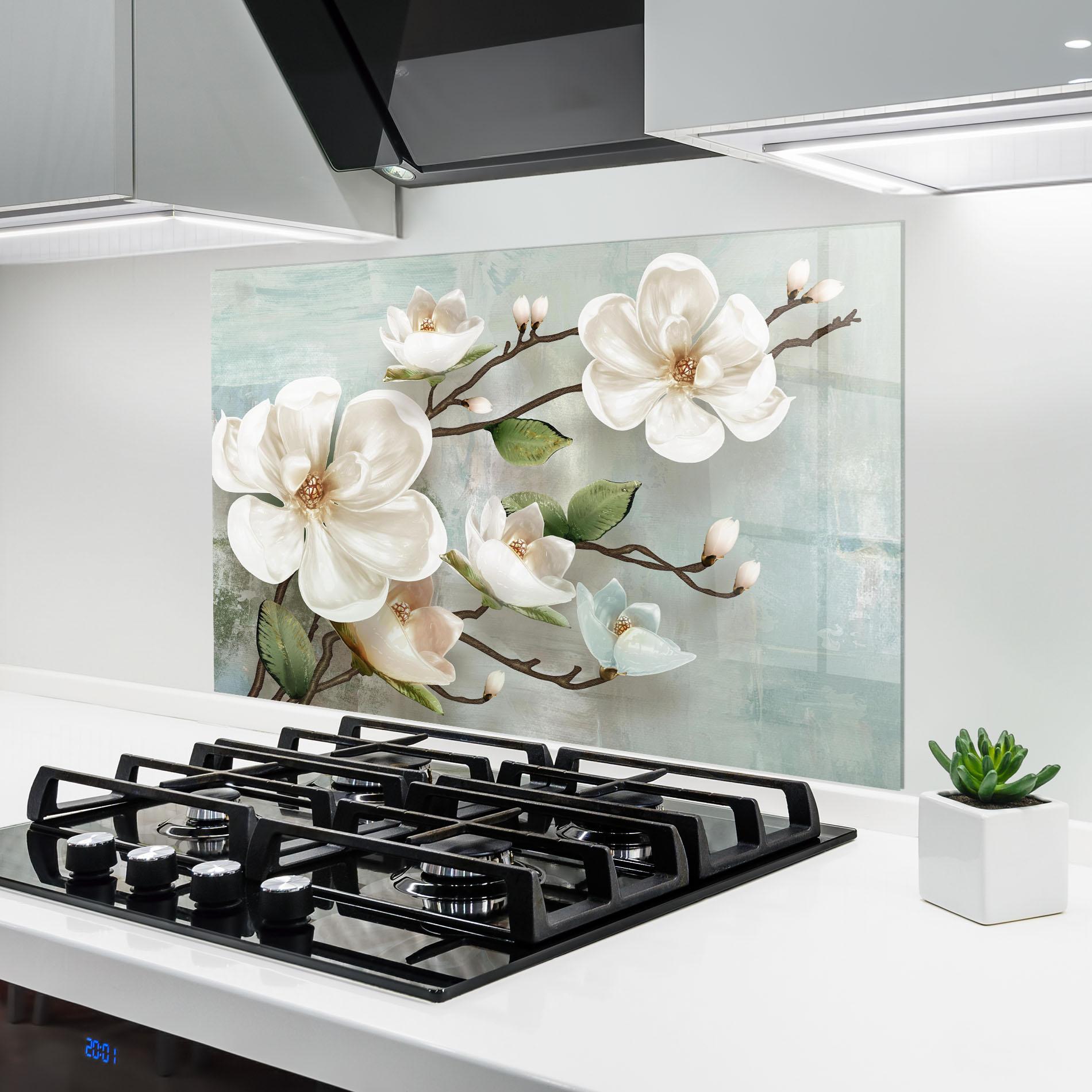 Konyhai üveg hátfal Magnolino mockup 6
