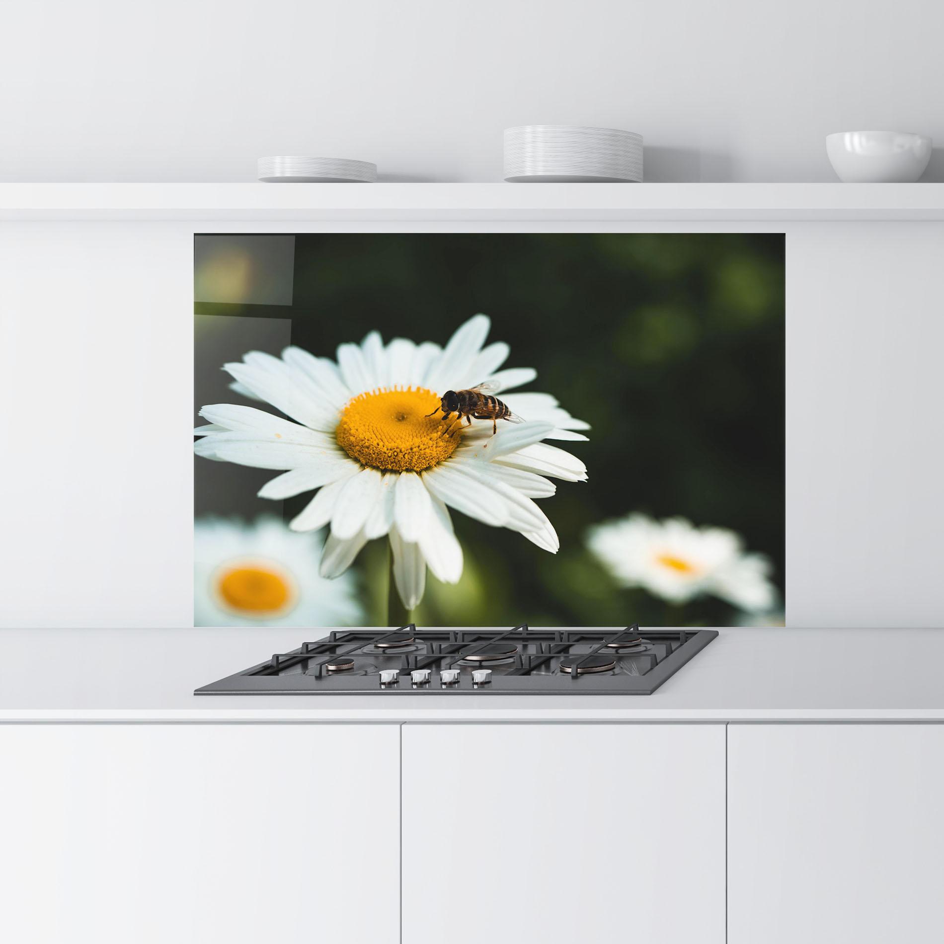 Konyhai üveg hátfal Pollen From Daisy mockup 9