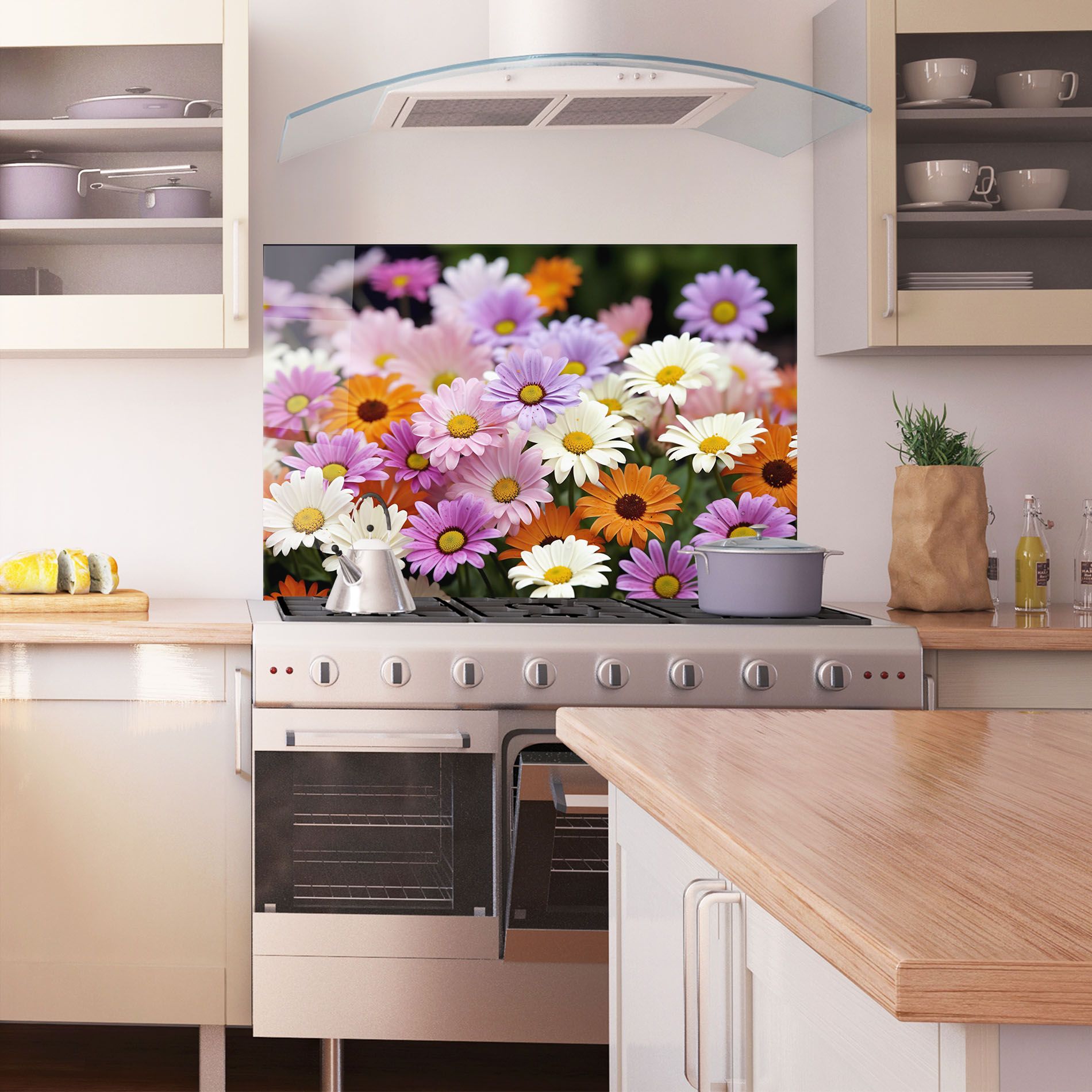 Orange Purple Daisy Mix mockup 1