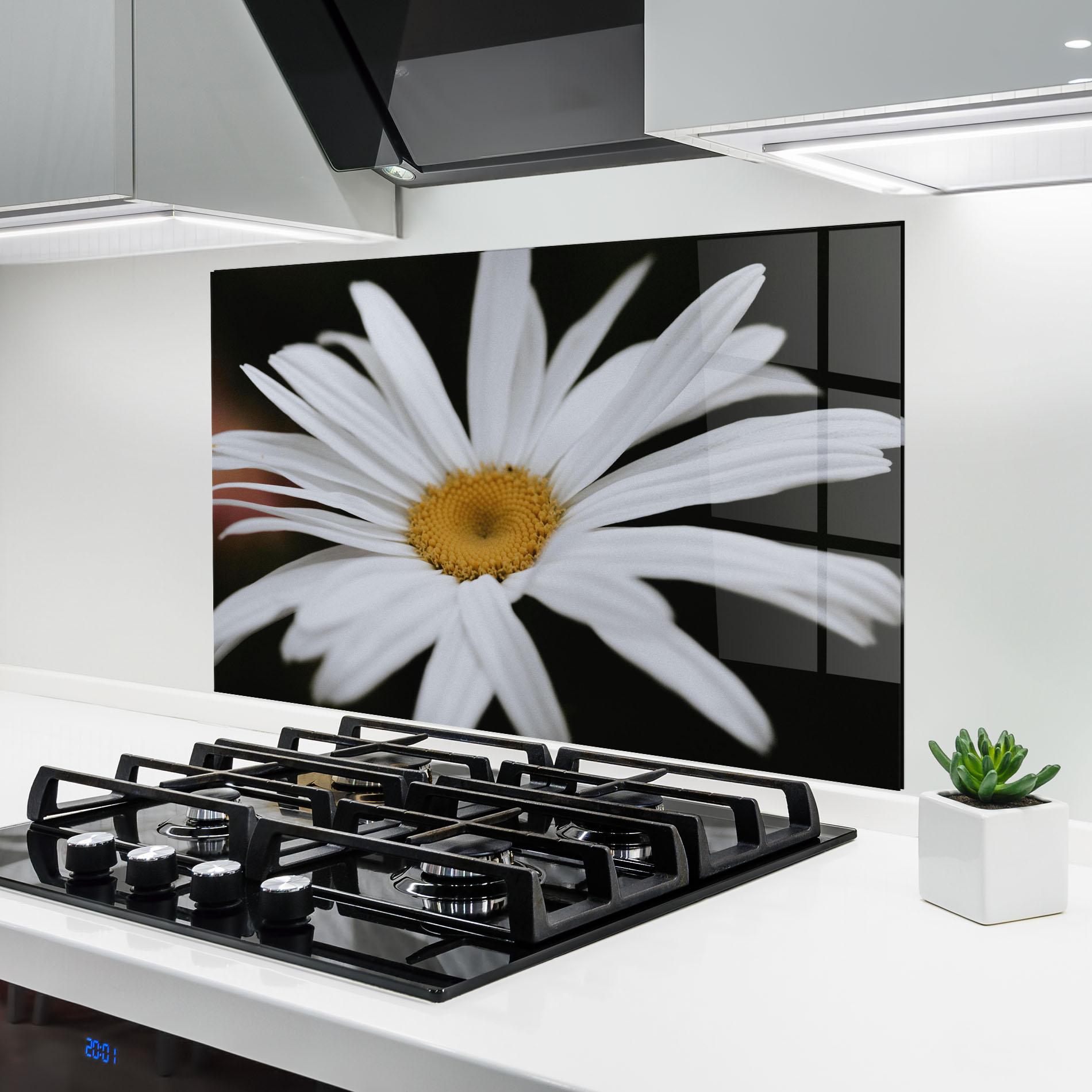 Konyhai üveg hátfal Big Daisy mockup 6