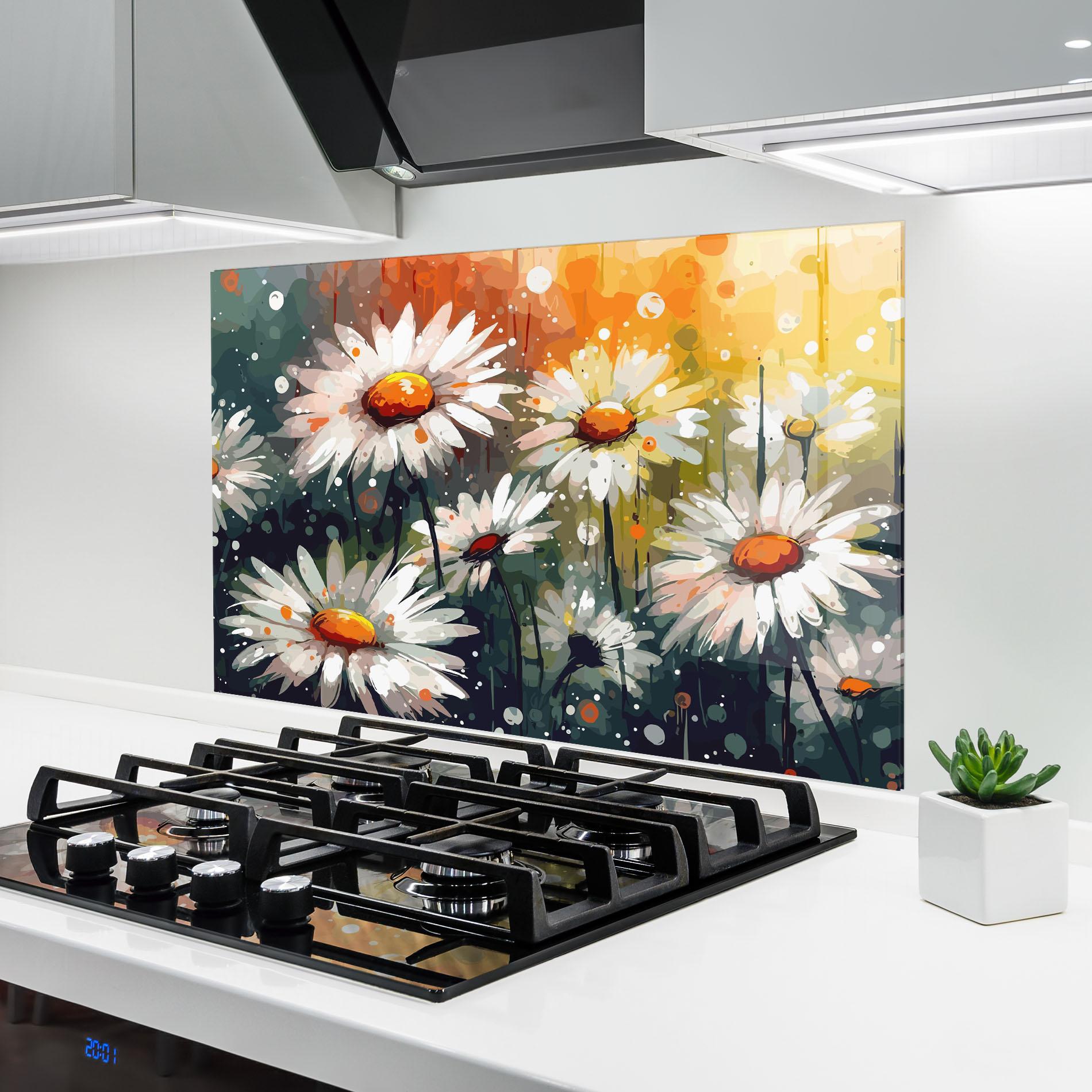 Konyhai üveg hátfal Daisy Art mockup 6