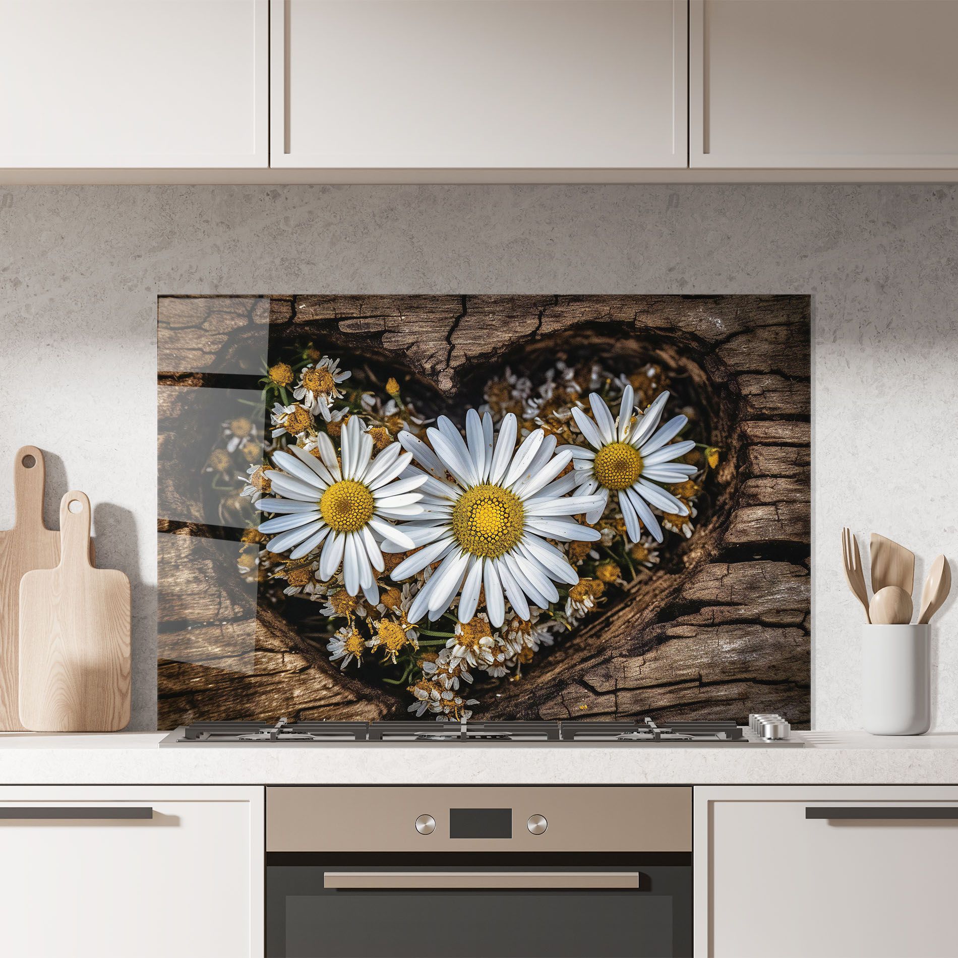 Heart Shaped Daisy mockup 7