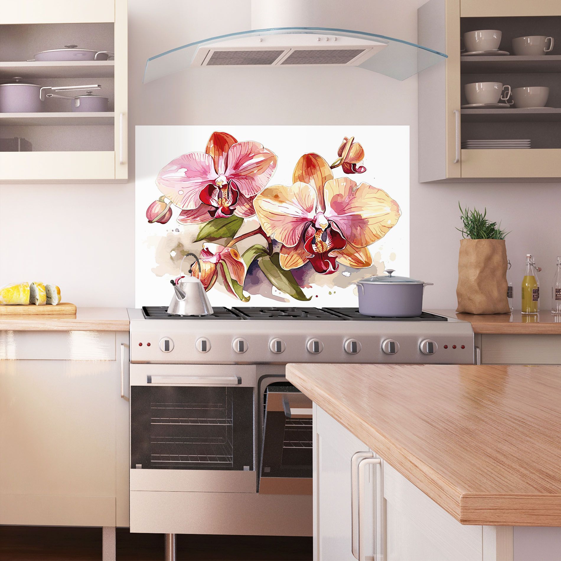 Beautiful Orchids Art mockup 1