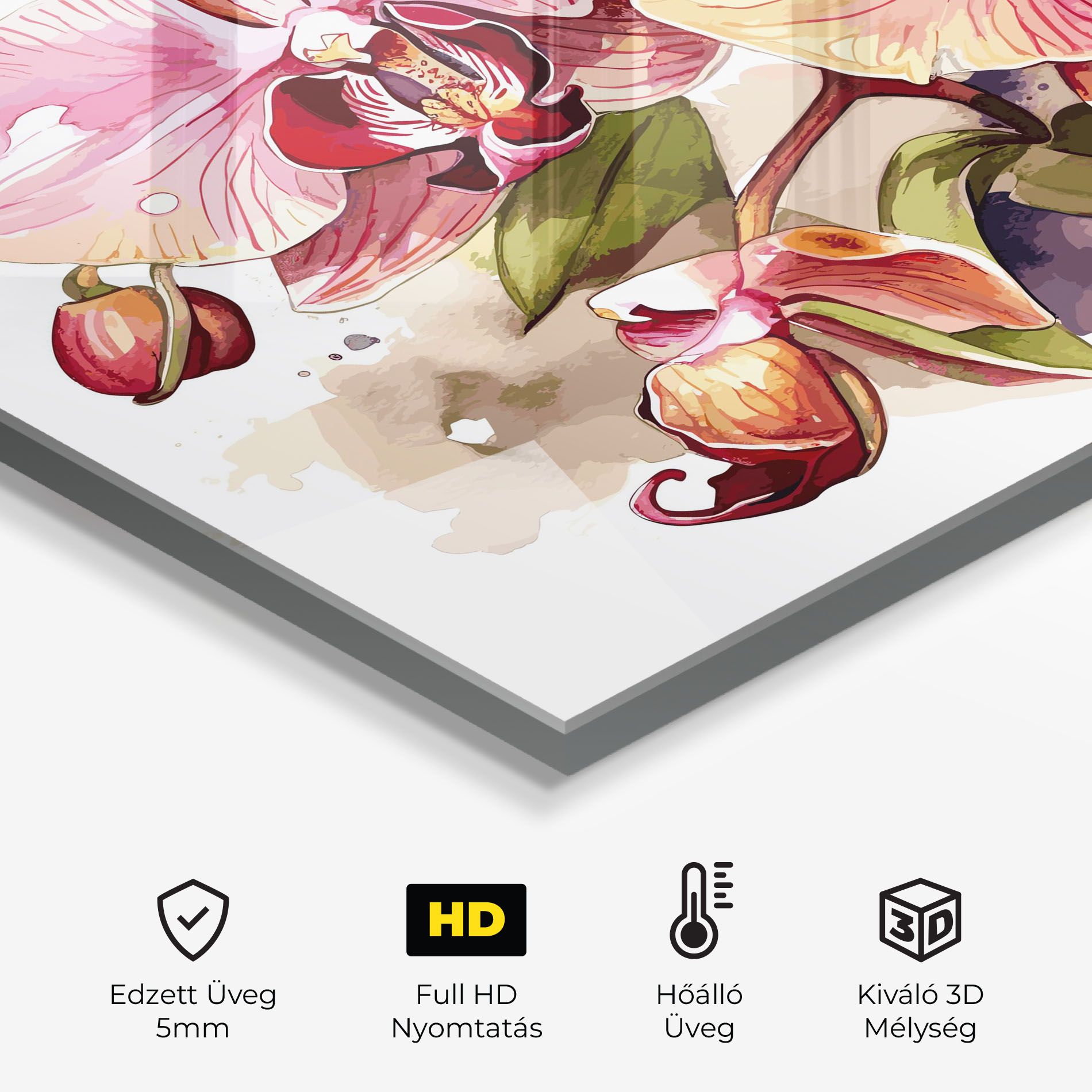 Beautiful Orchids Art mockup 2