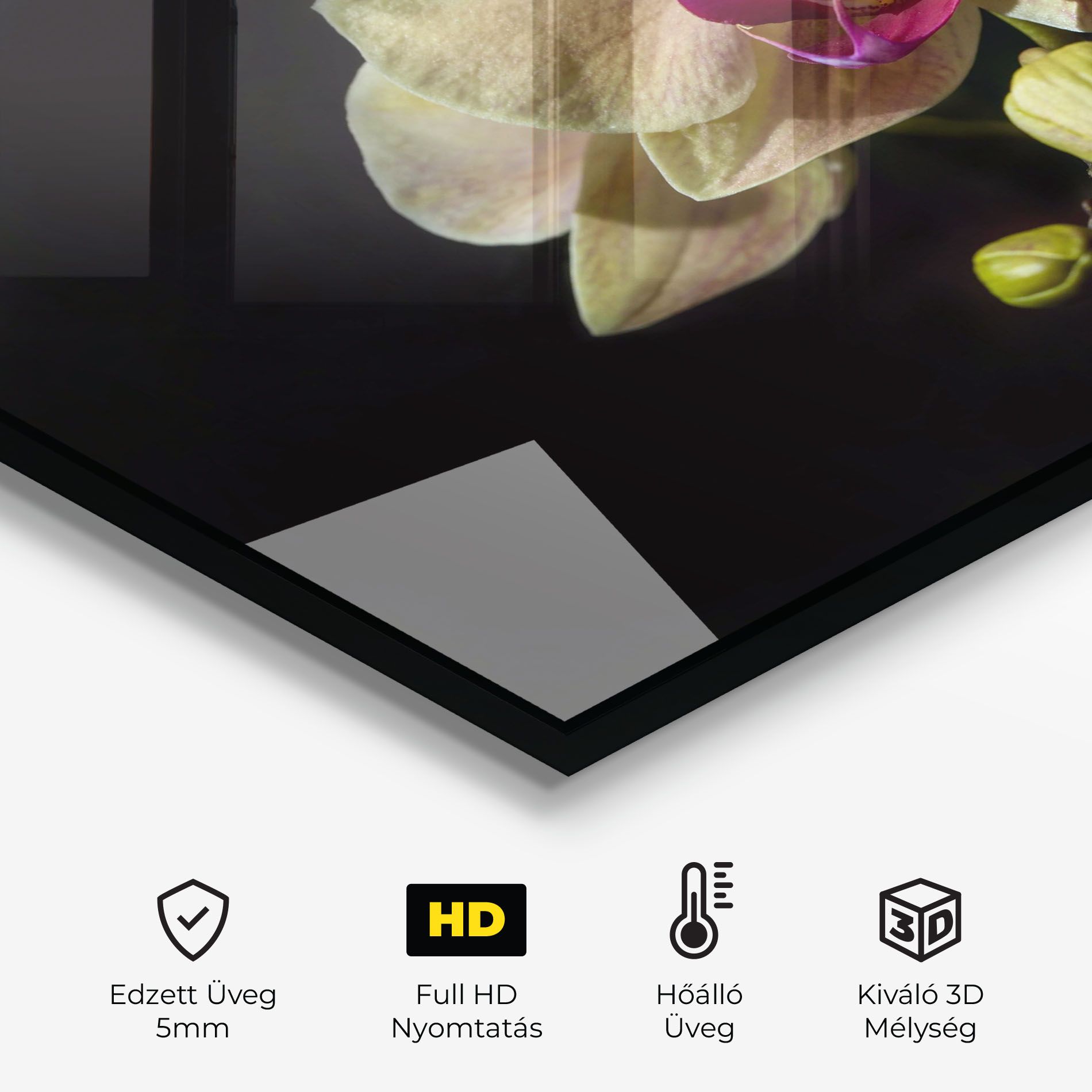 Pastel Yellow Orchids mockup 2