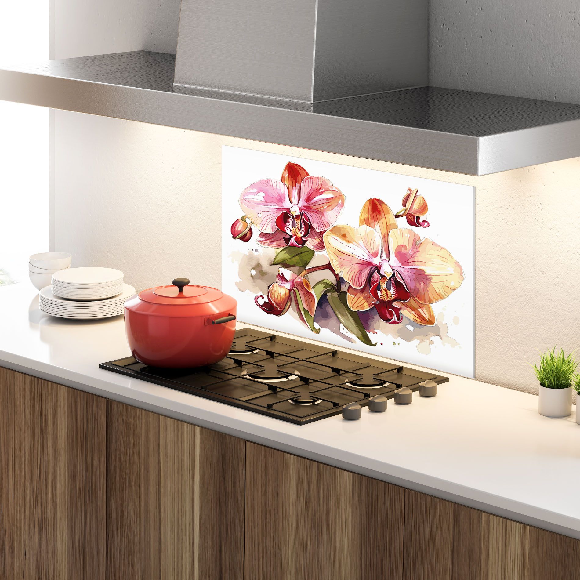 Beautiful Orchids Art mockup 4