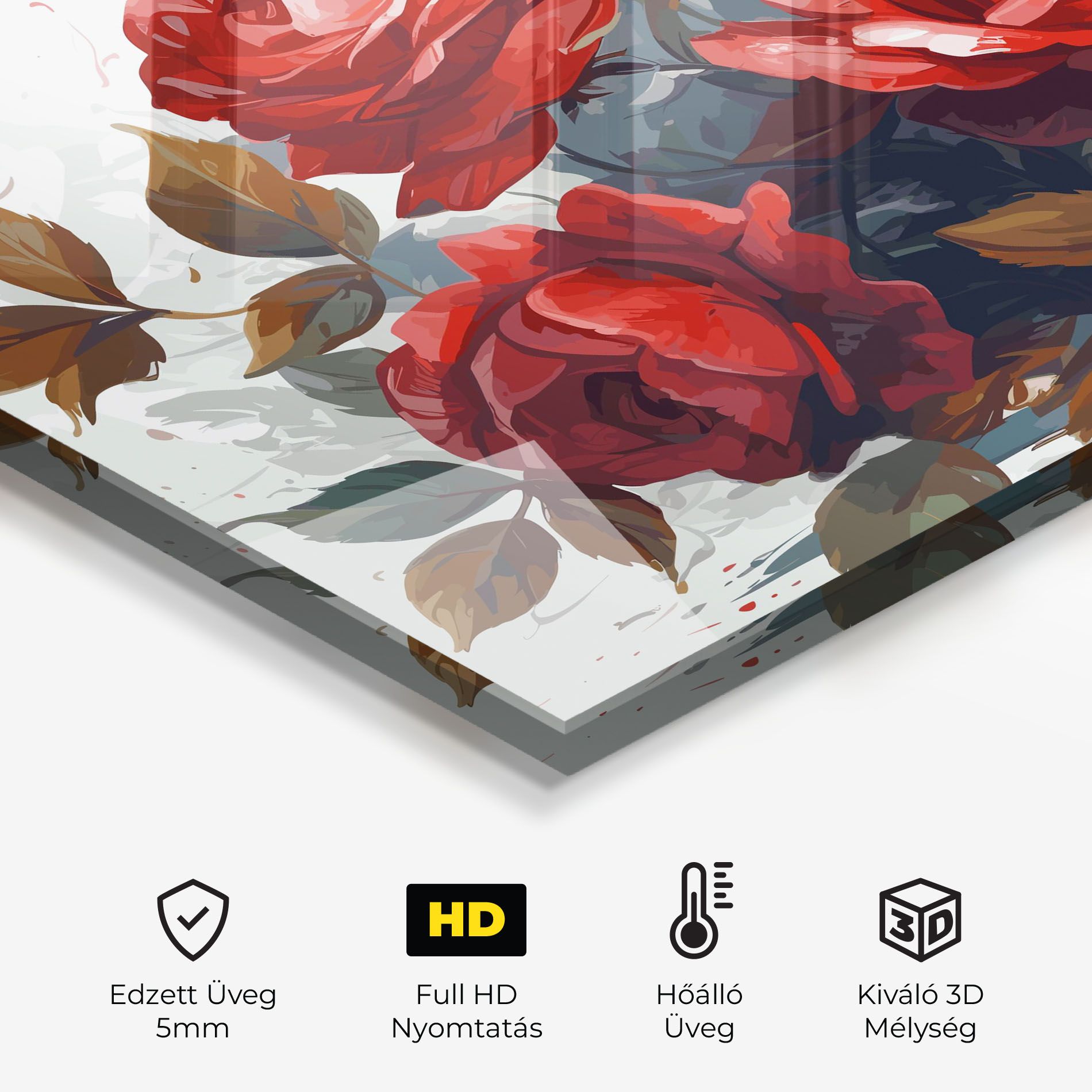 Beautiful Red Roses mockup 2