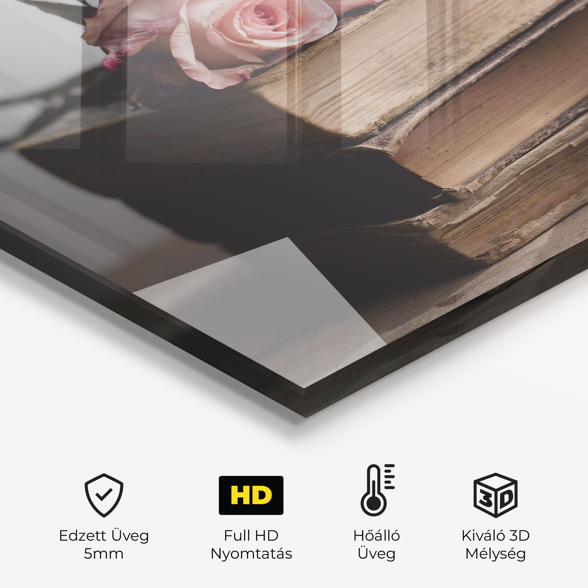 Books With Roses mockup 2