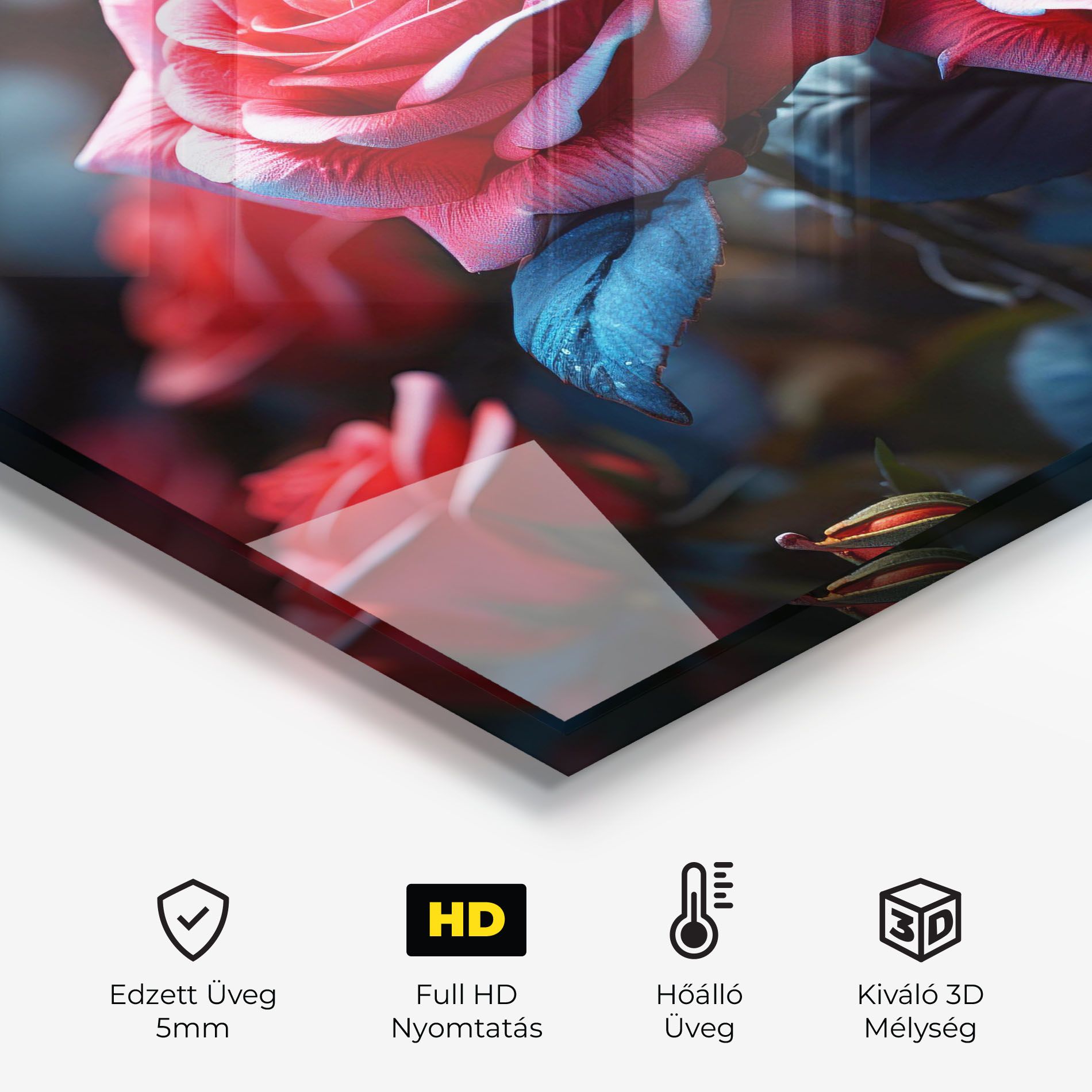 Dark Pink Rose mockup 2