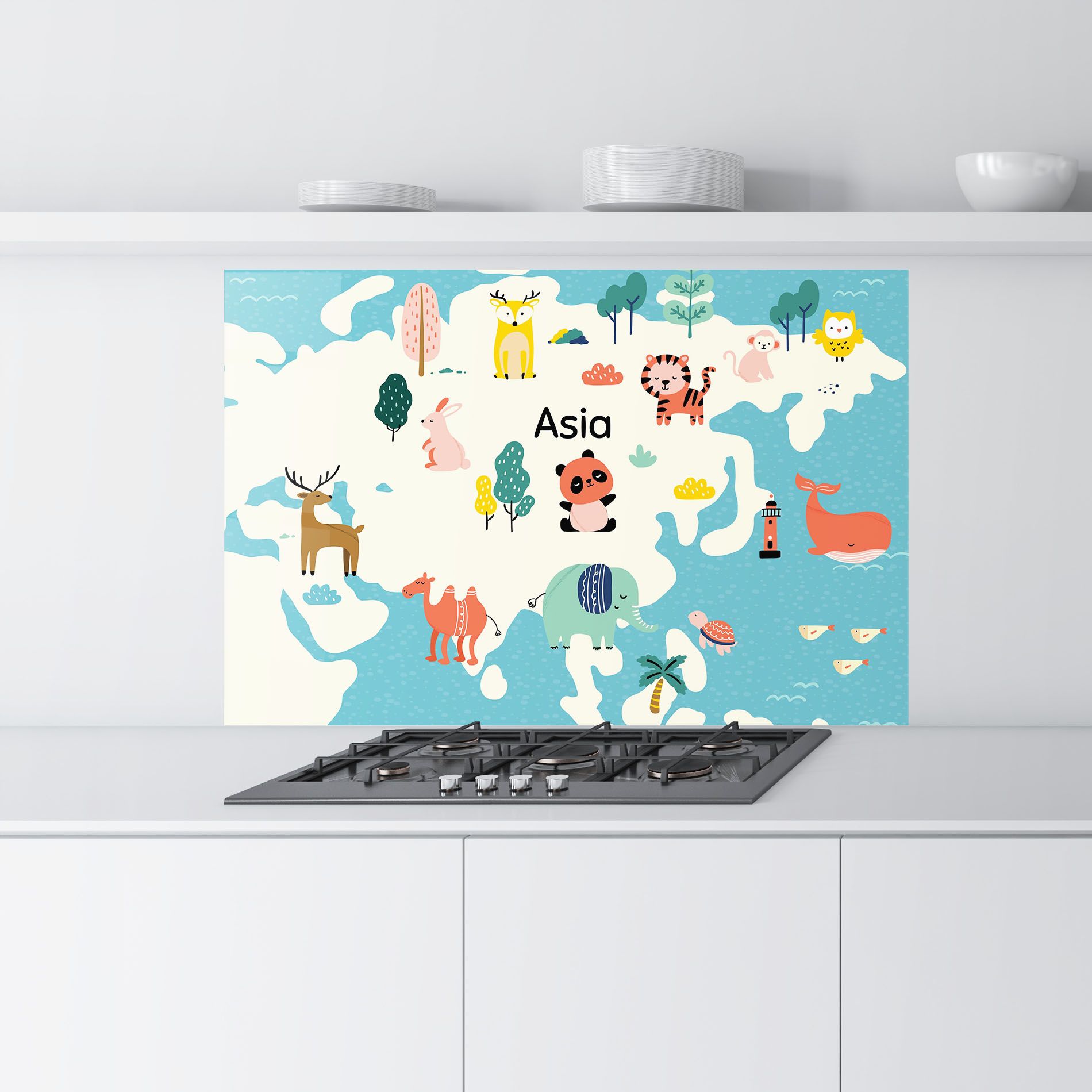 Asia Cute Map mockup 9