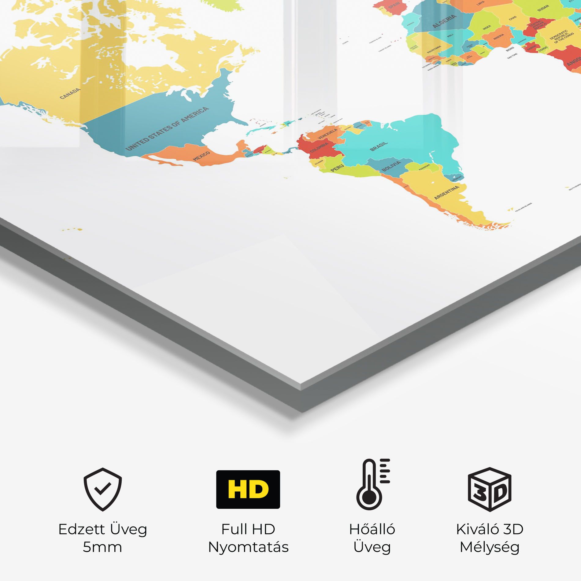 Colorful World Map mockup 2