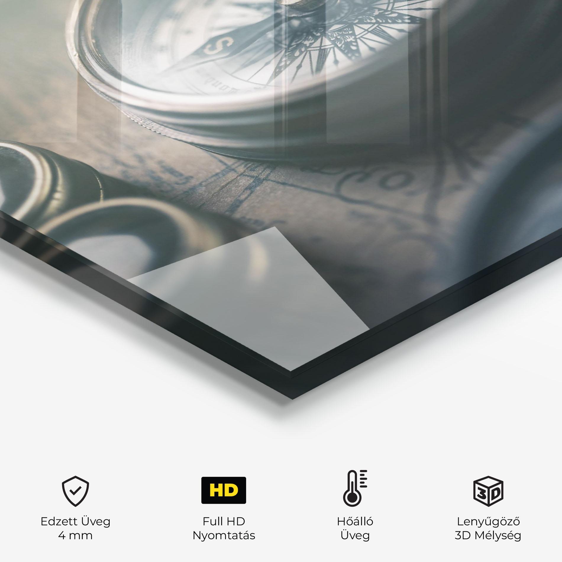 Konyhai üveg hátfal Compass Art mockup 2