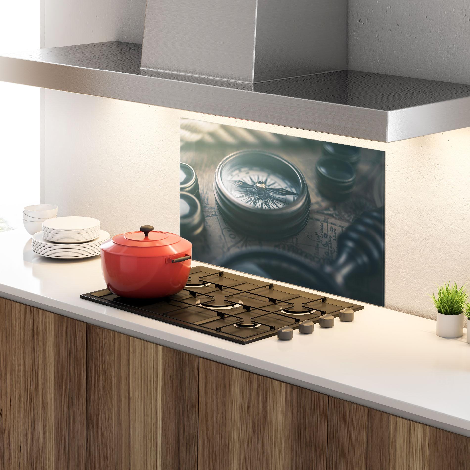 Konyhai üveg hátfal Compass Art mockup 4