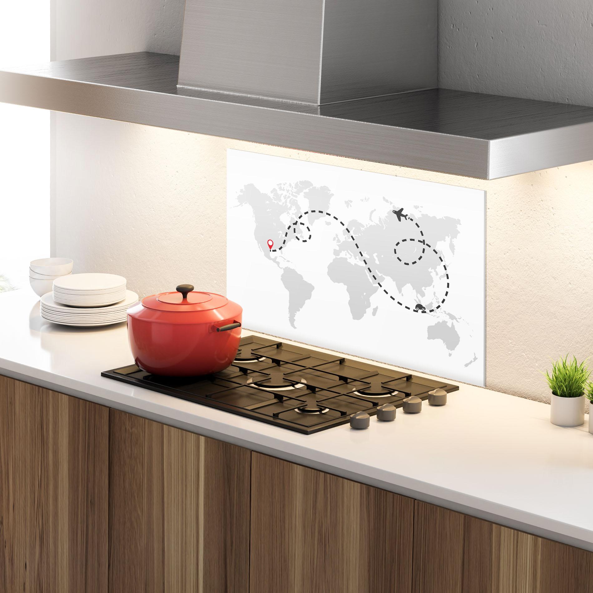 Konyhai üveg hátfal Traveldream mockup 4