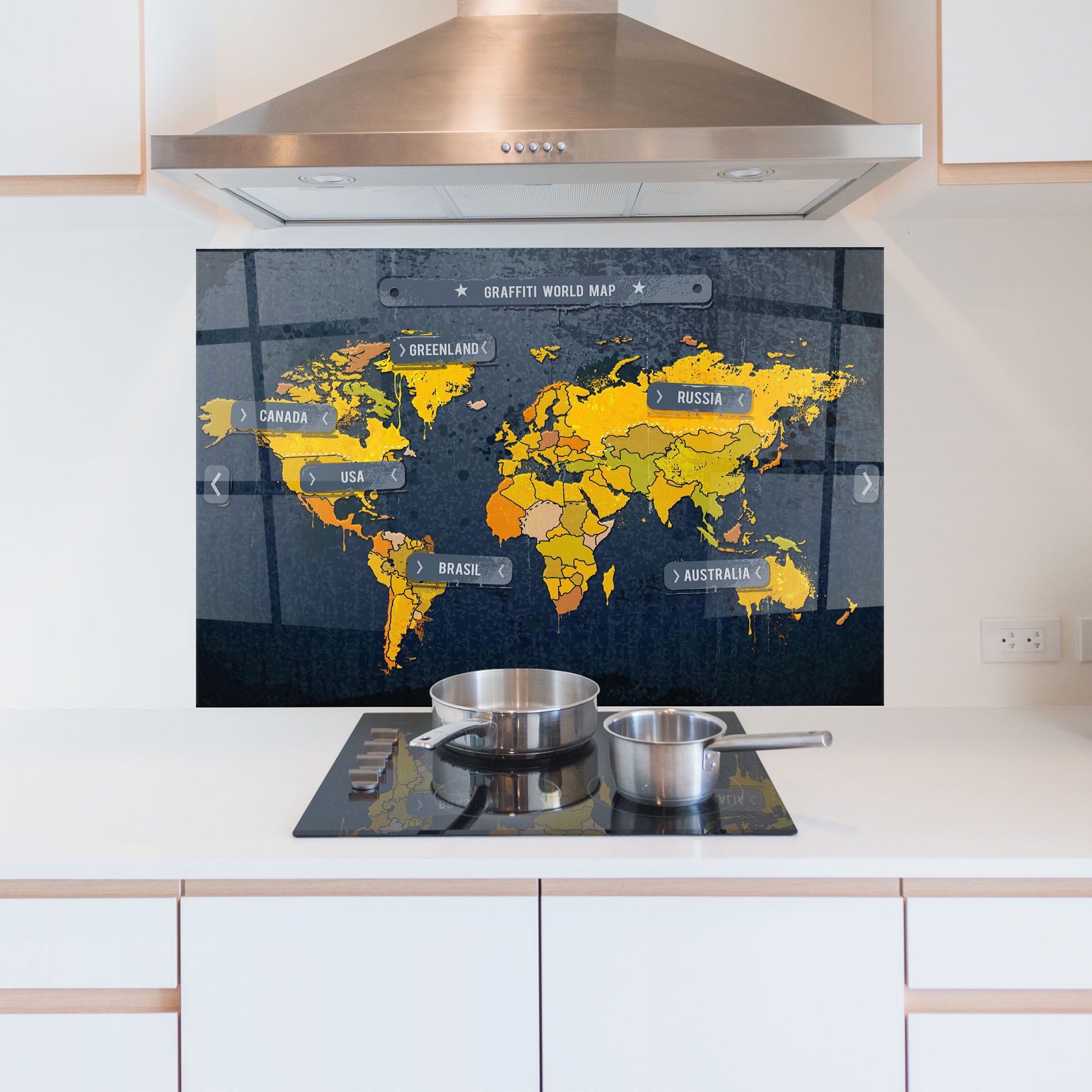 Graffiti World Map mockup 5