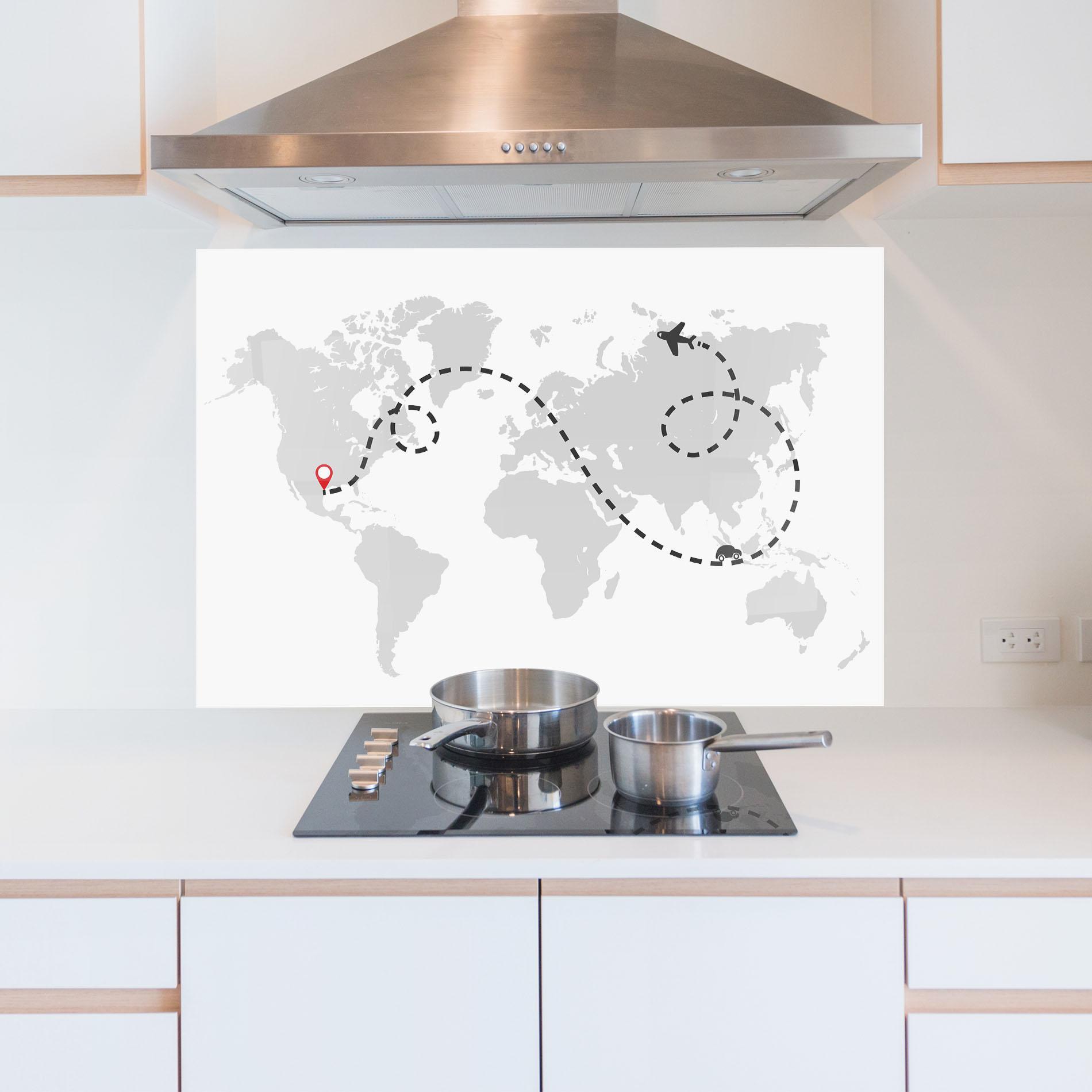 Konyhai üveg hátfal Traveldream mockup 5