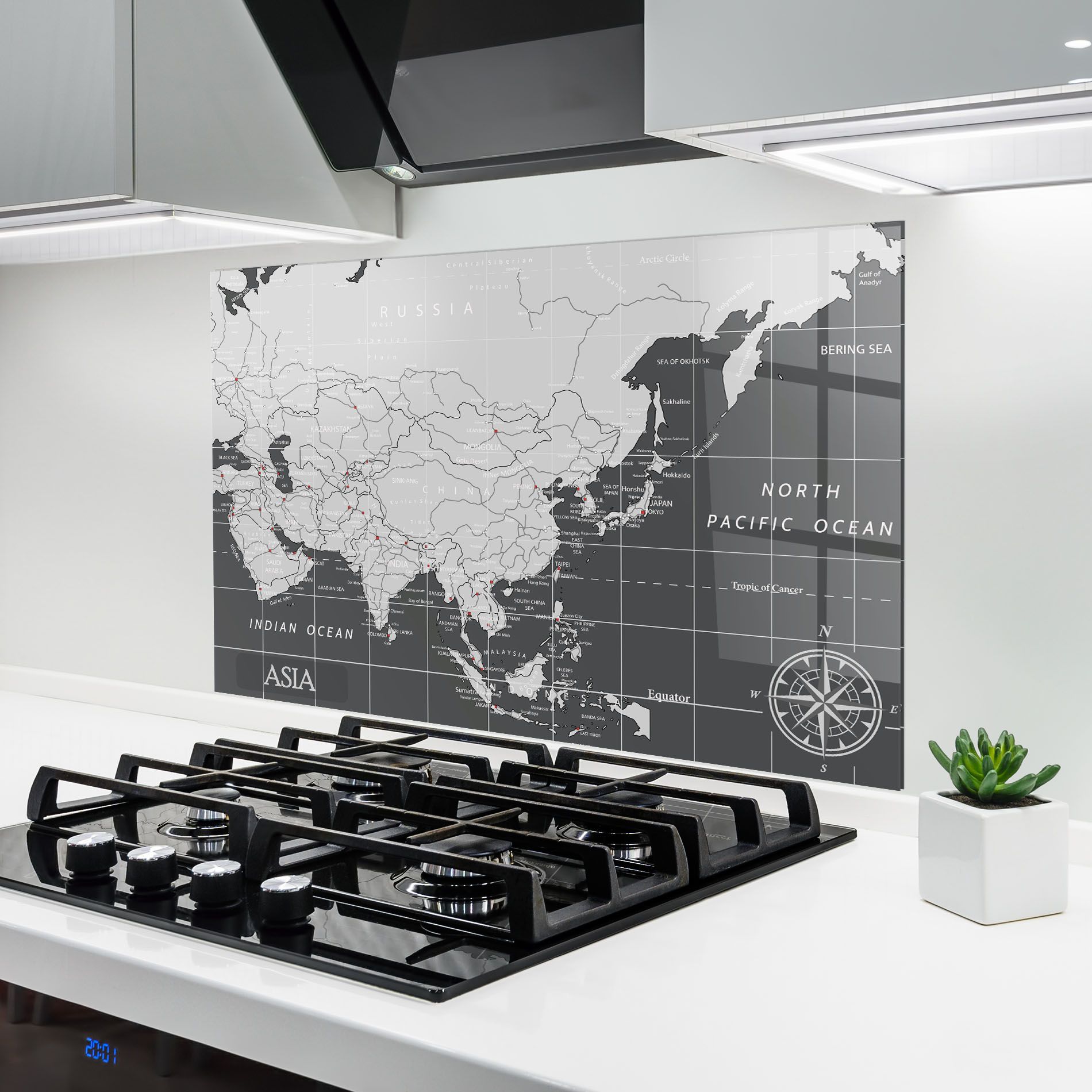 Asia Minimal Map mockup 6