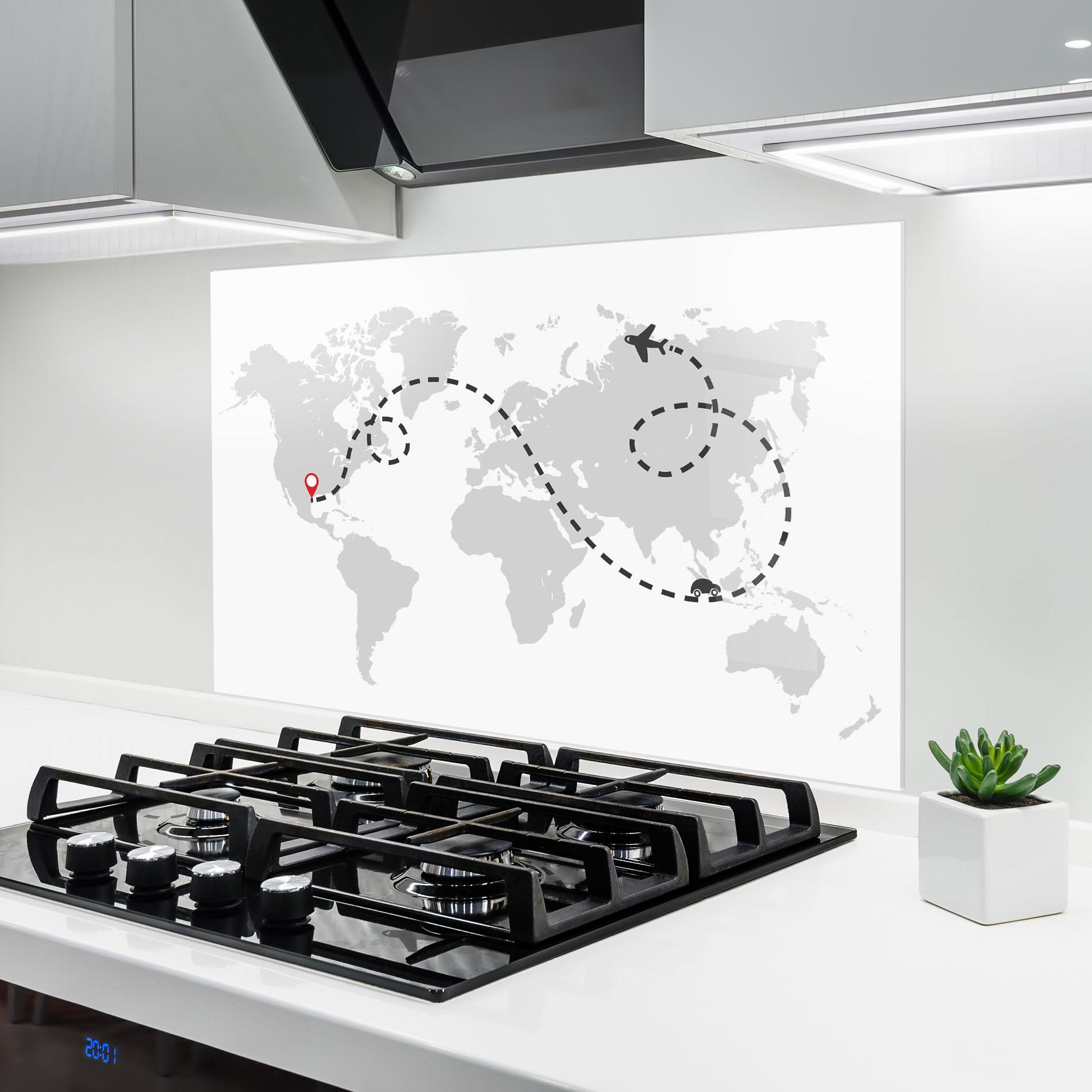 Konyhai üveg hátfal Traveldream mockup 6