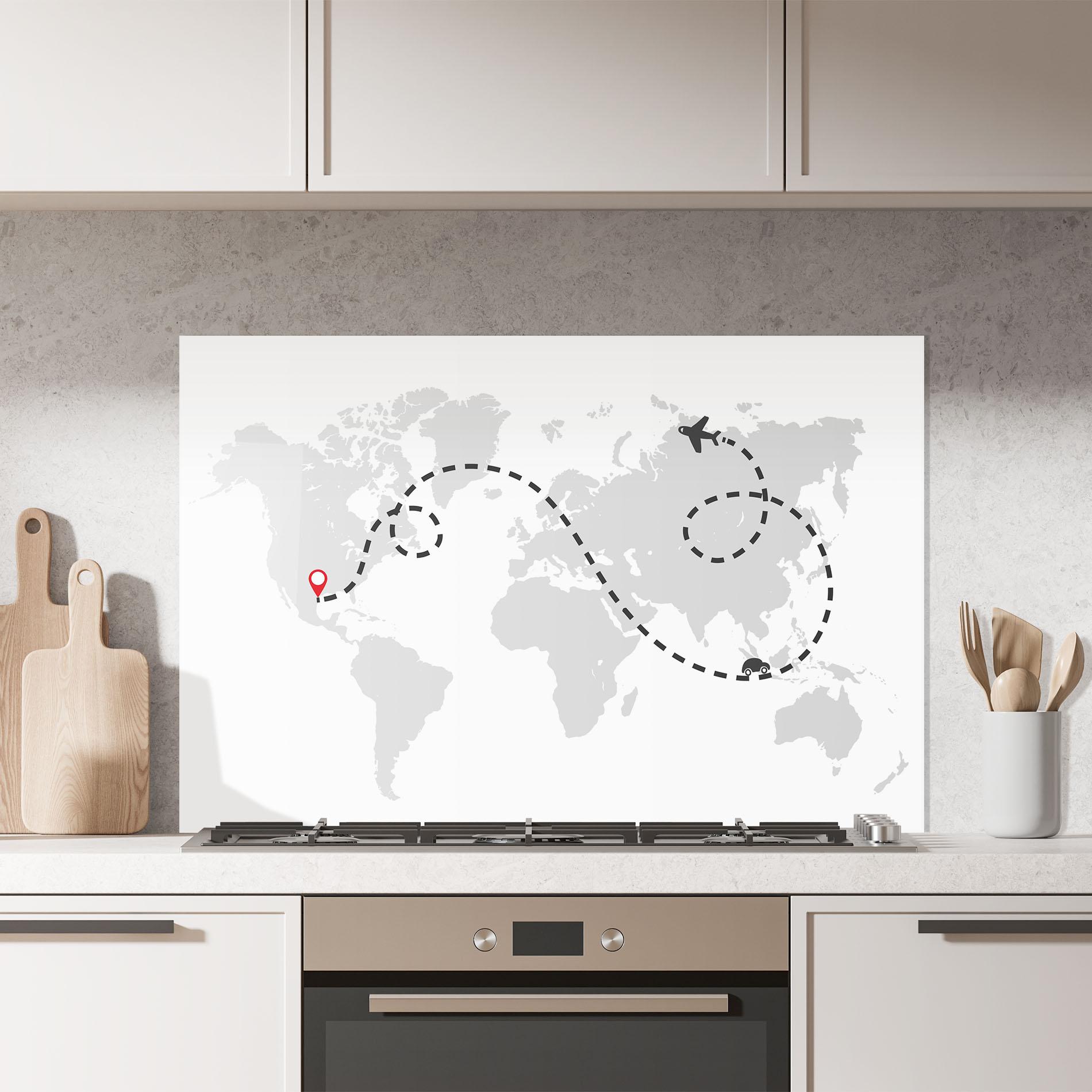 Konyhai üveg hátfal Traveldream mockup 7