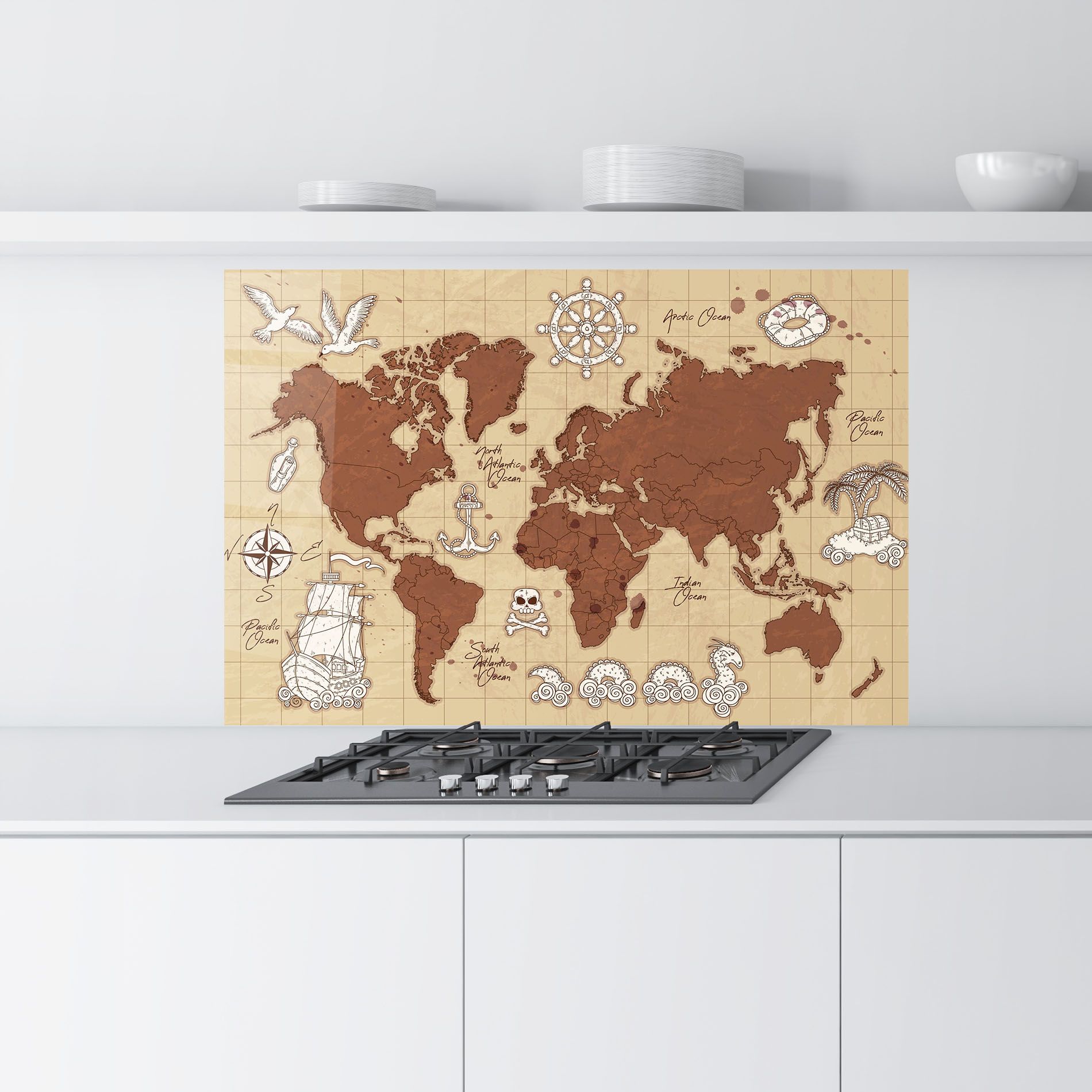 Old Pirate Map mockup 9