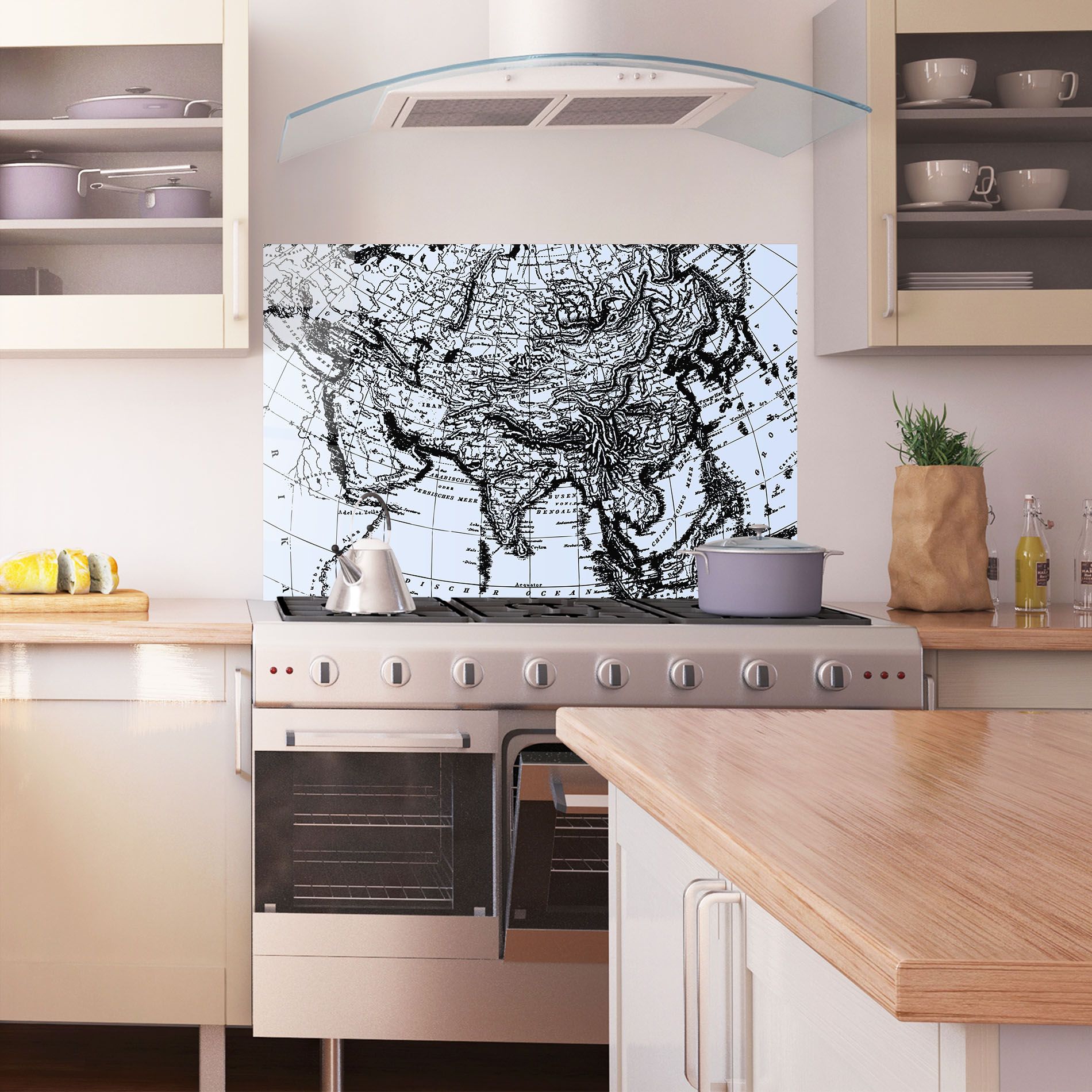 Blue Old Map mockup 1