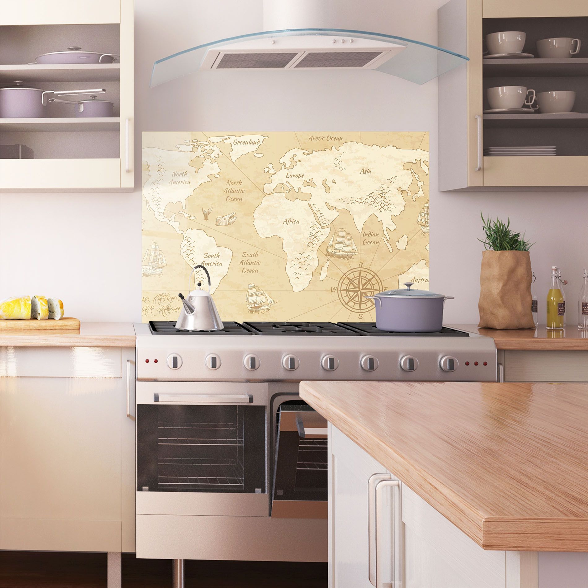 Old Continents Map mockup 1