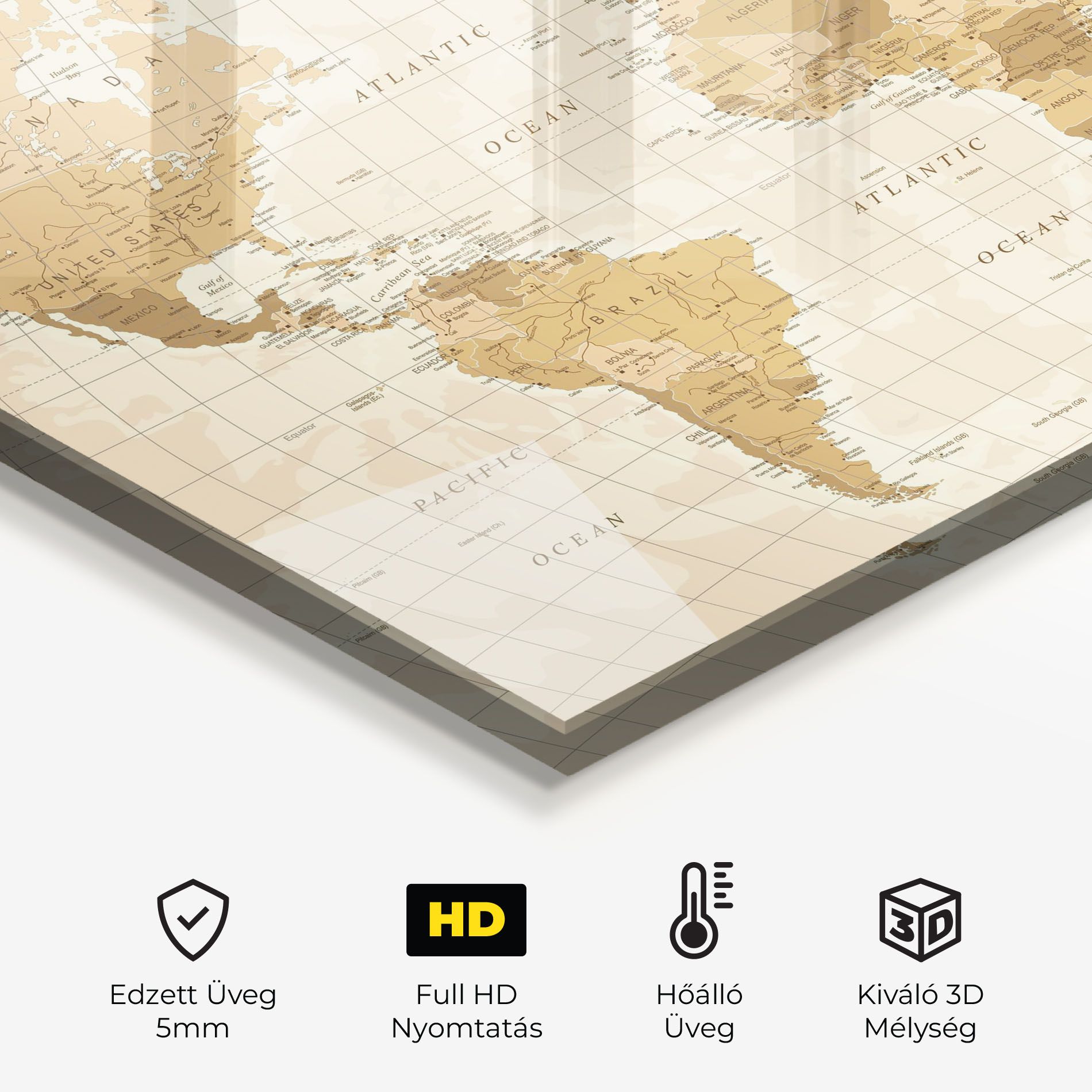 Cream Color Map mockup 2