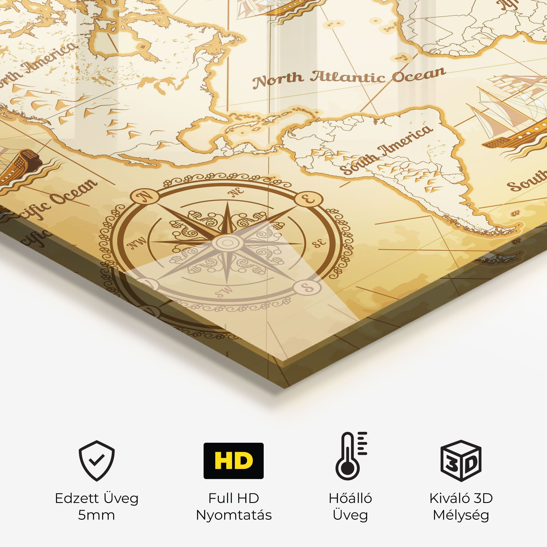 Gold Old Map mockup 2
