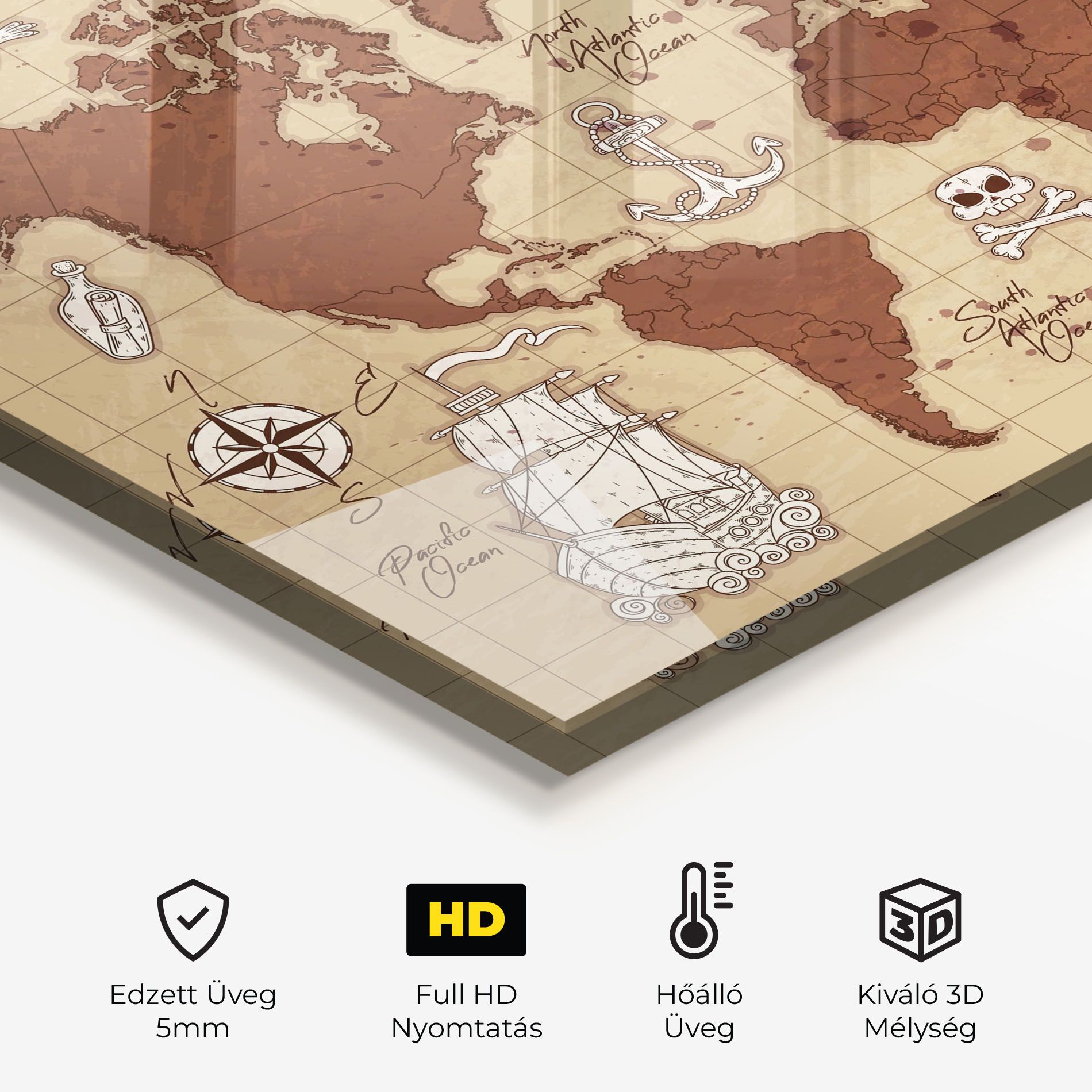 Old Pirate Map mockup 2