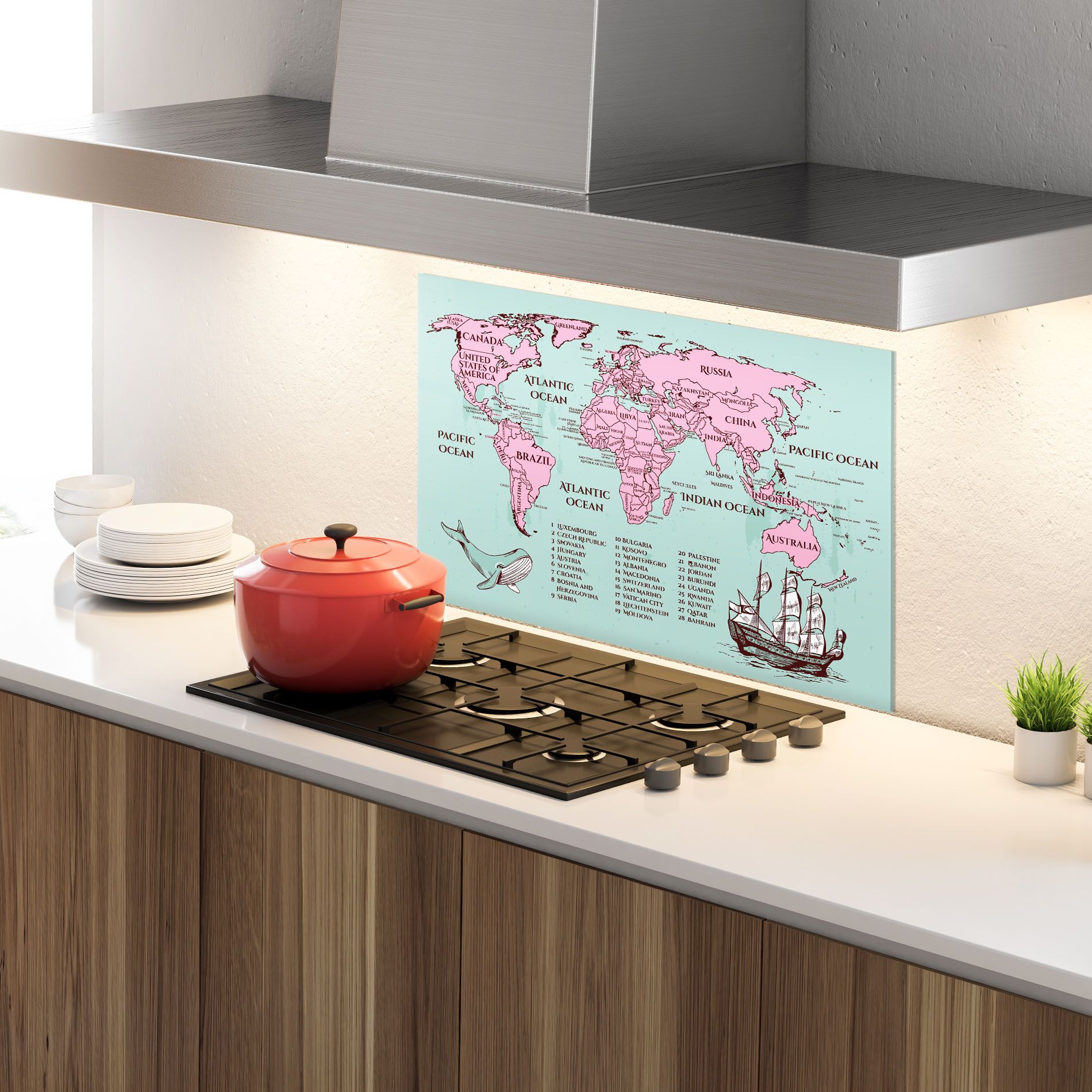 Pink Pirate Map mockup 4