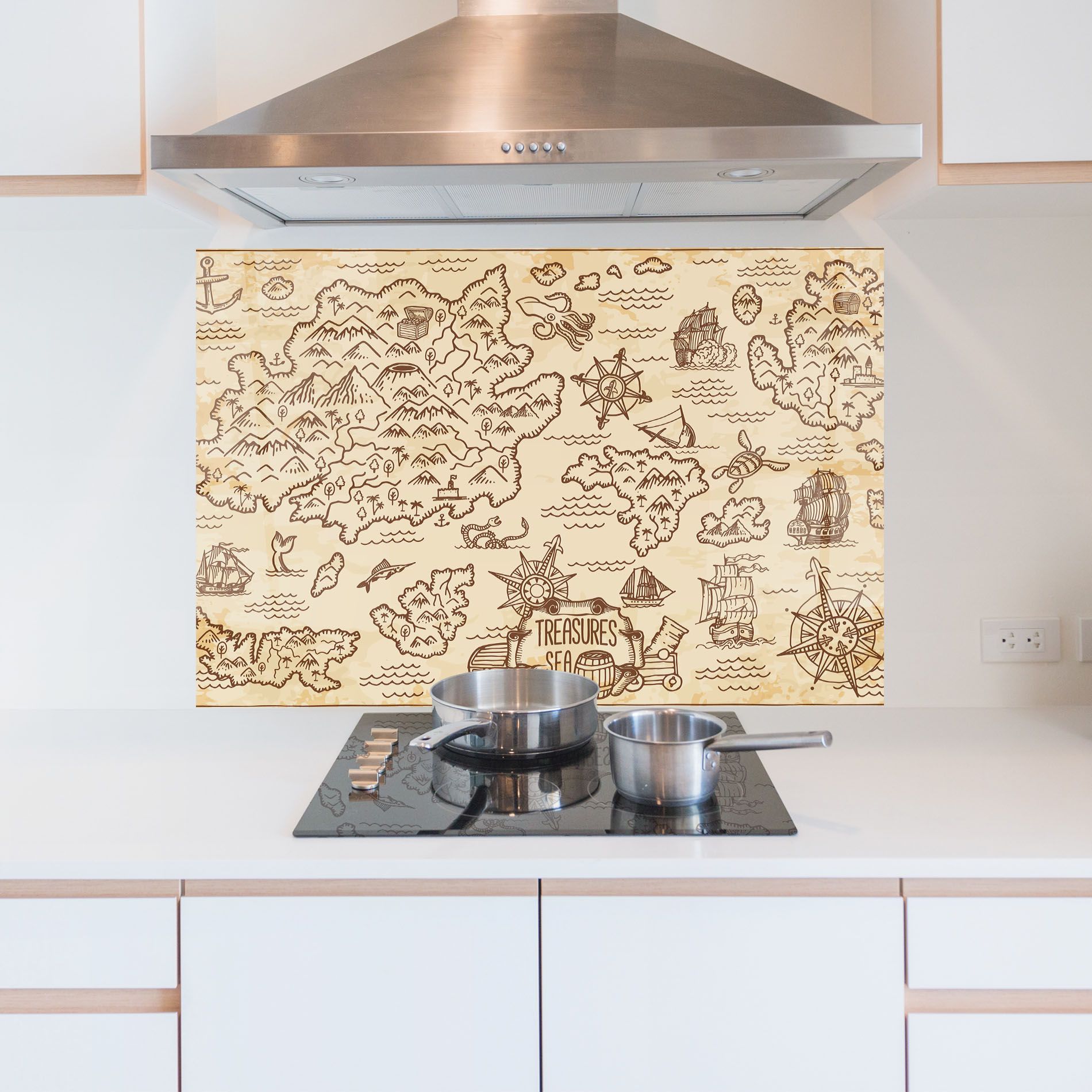 Cream Coffee Map mockup 5