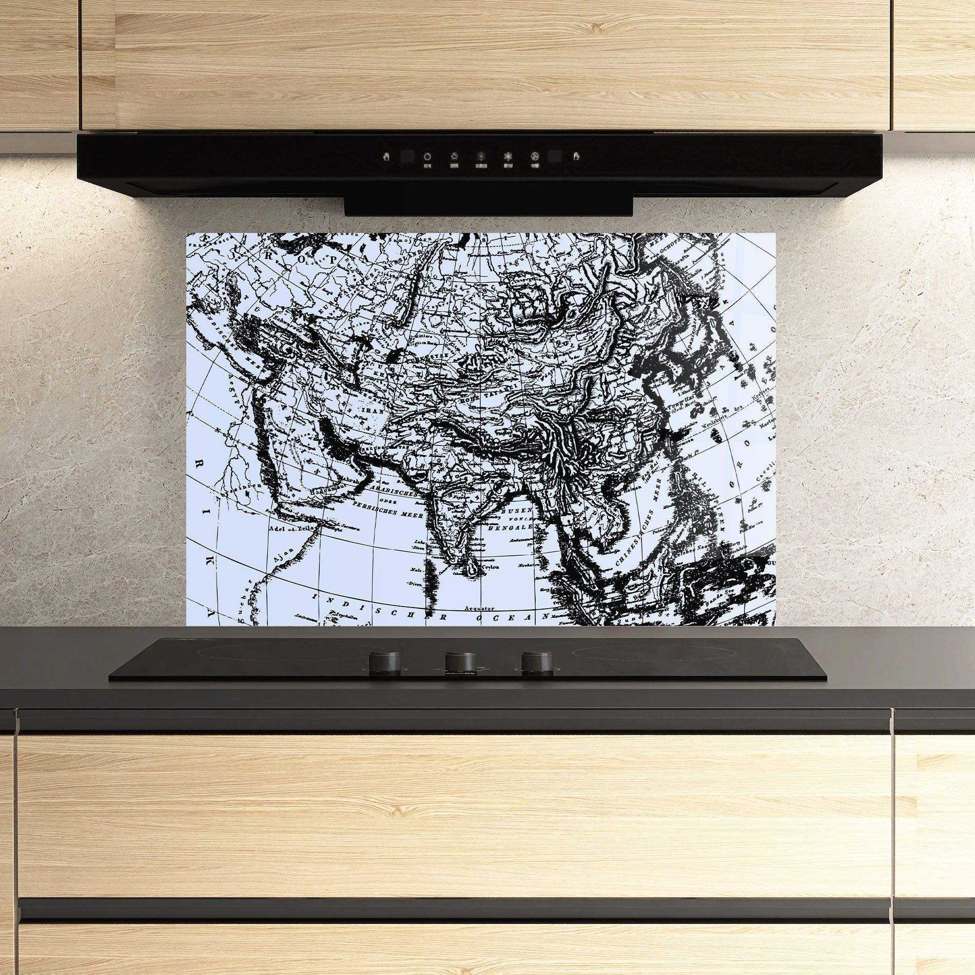 Blue Old Map mockup 3