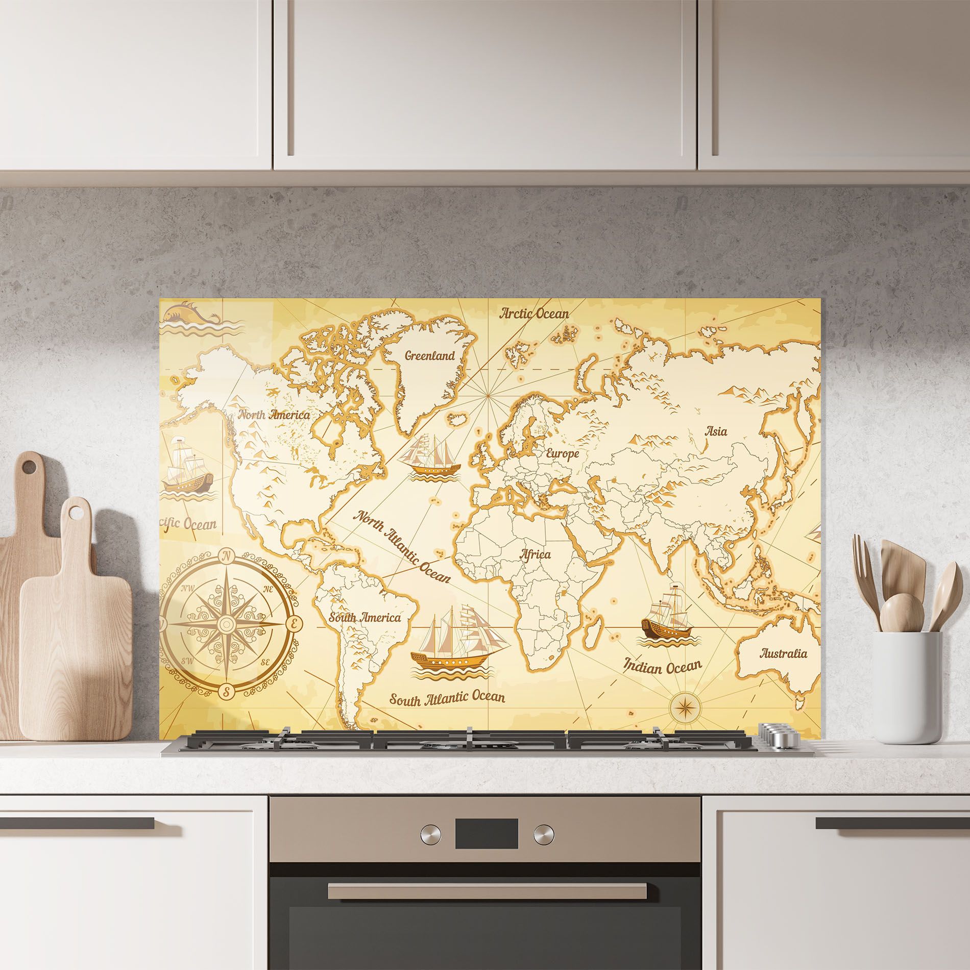 Gold Old Map mockup 7