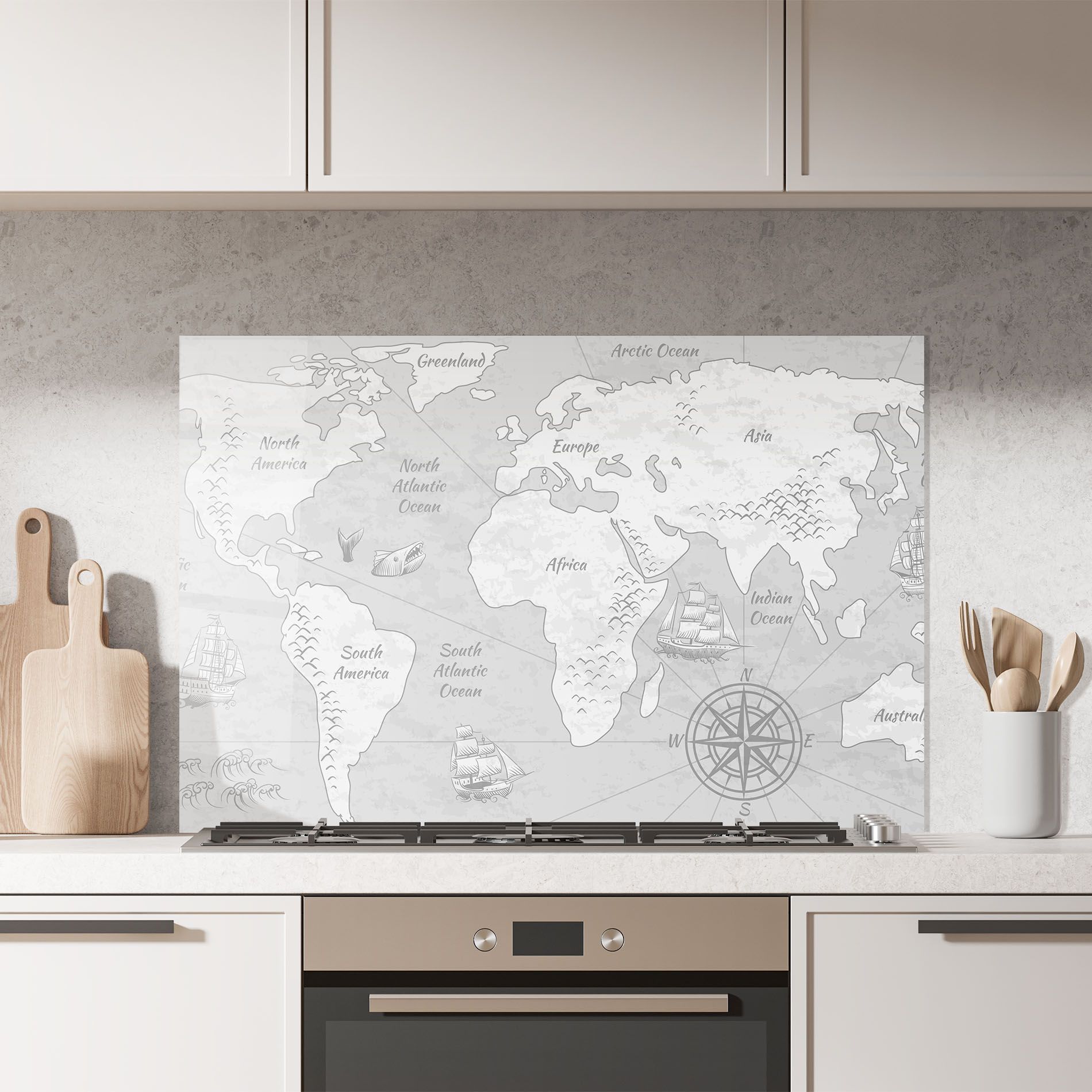 Grey Old Map mockup 7