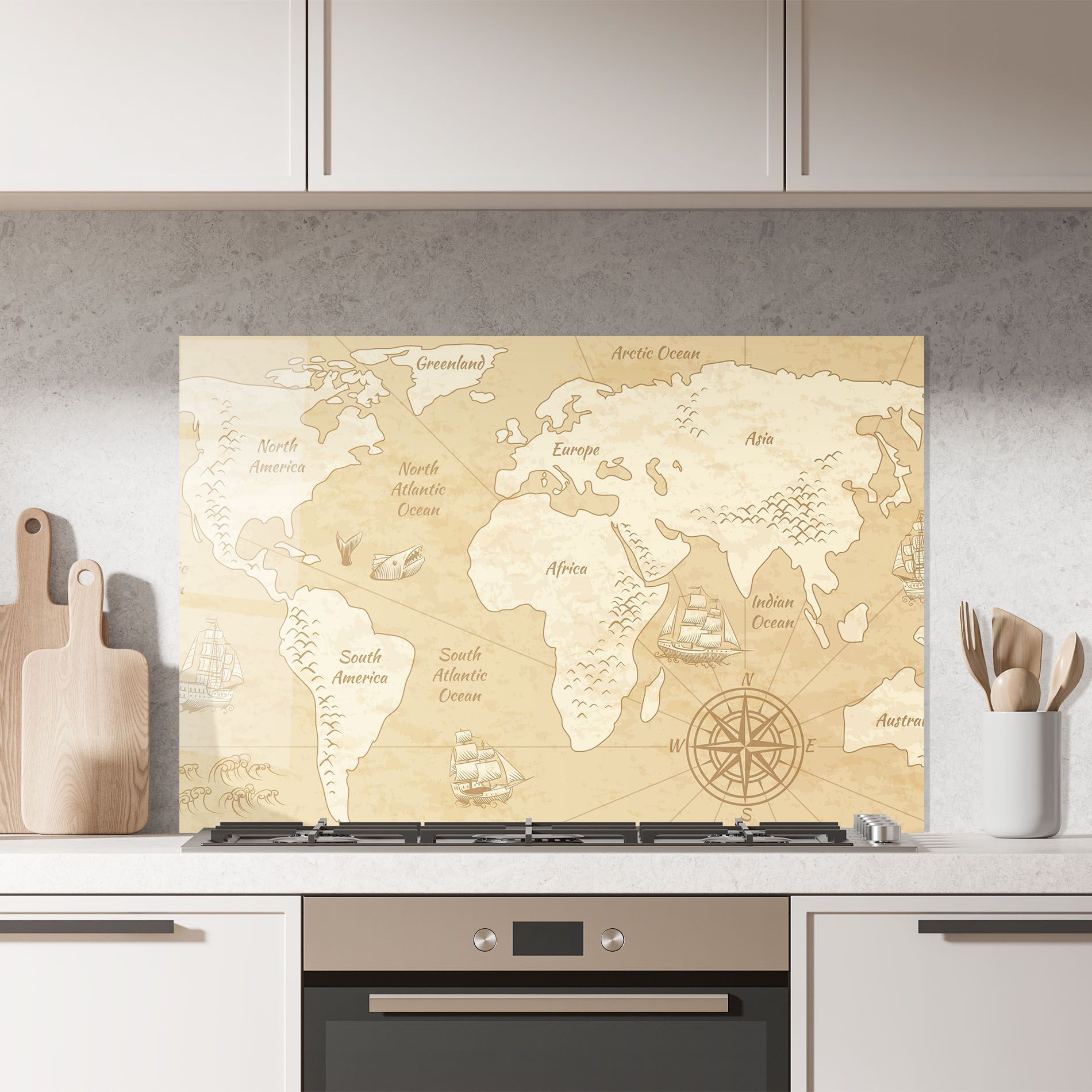 Old Continents Map mockup 7