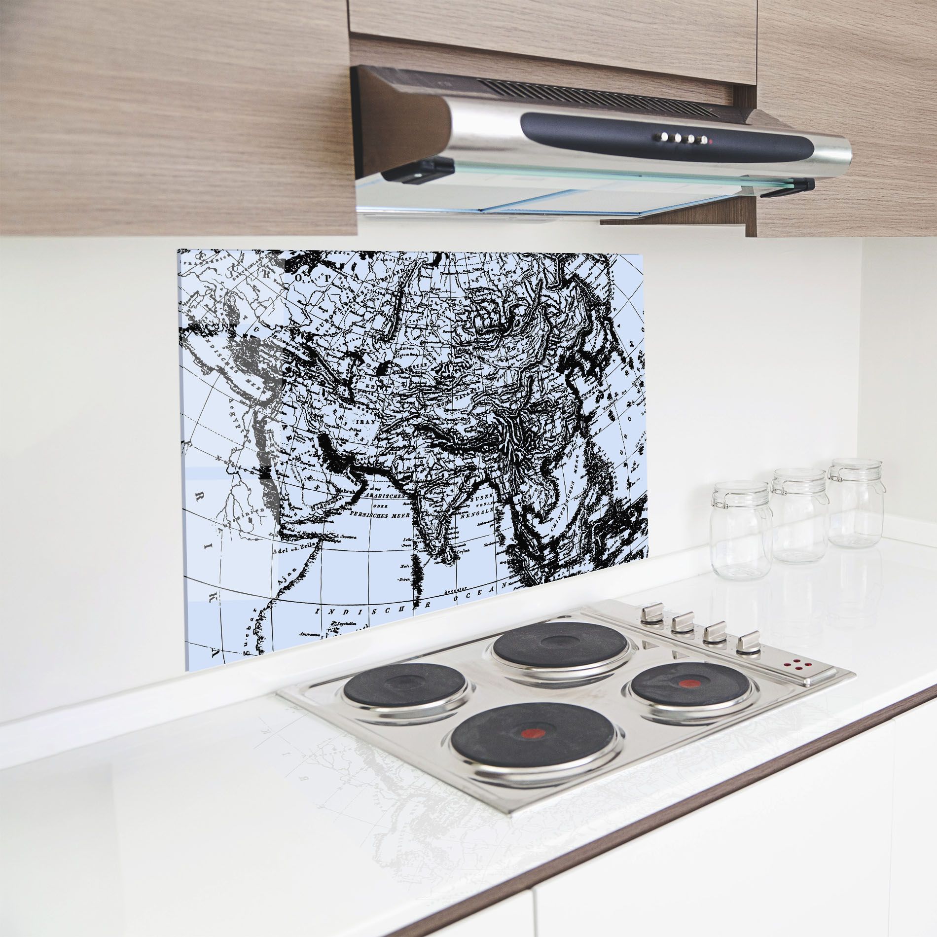 Blue Old Map mockup 8