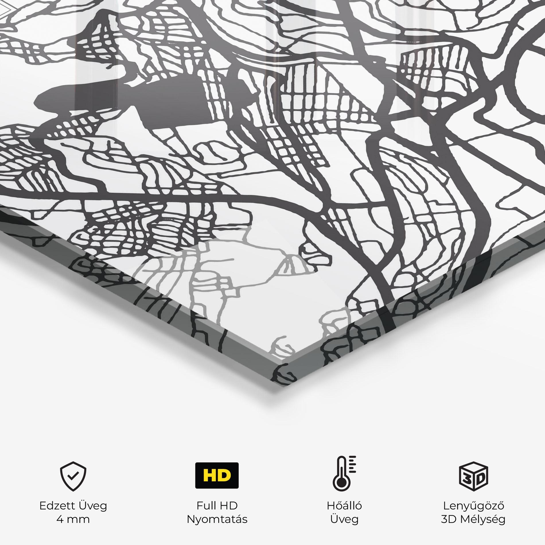 Konyhai üveg hátfal Constantine Map mockup 2