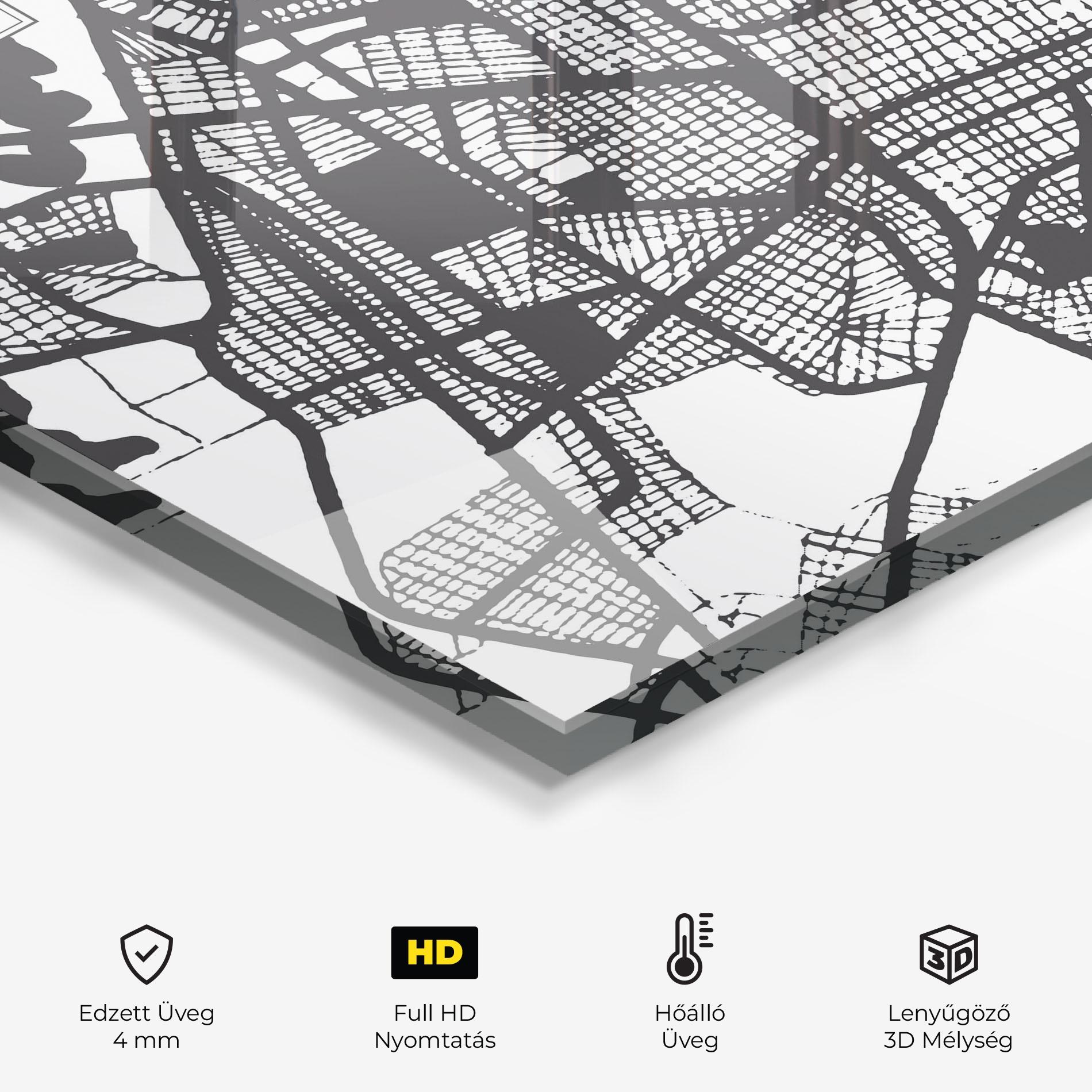 Konyhai üveg hátfal Merida Map mockup 2